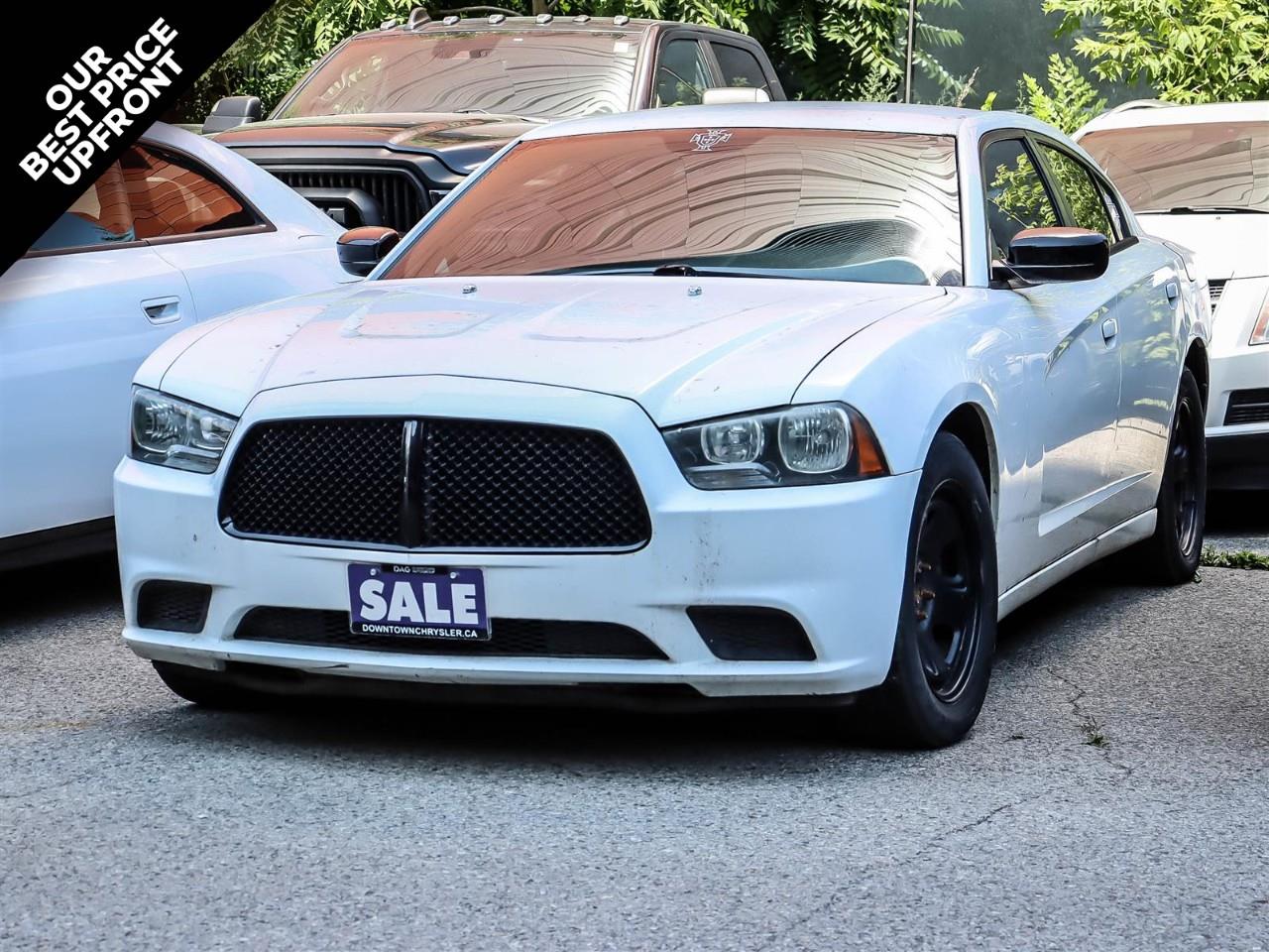 White 2014 Dodge Charger Sedan Rear-Wheel Drive 5-Speed Automatic