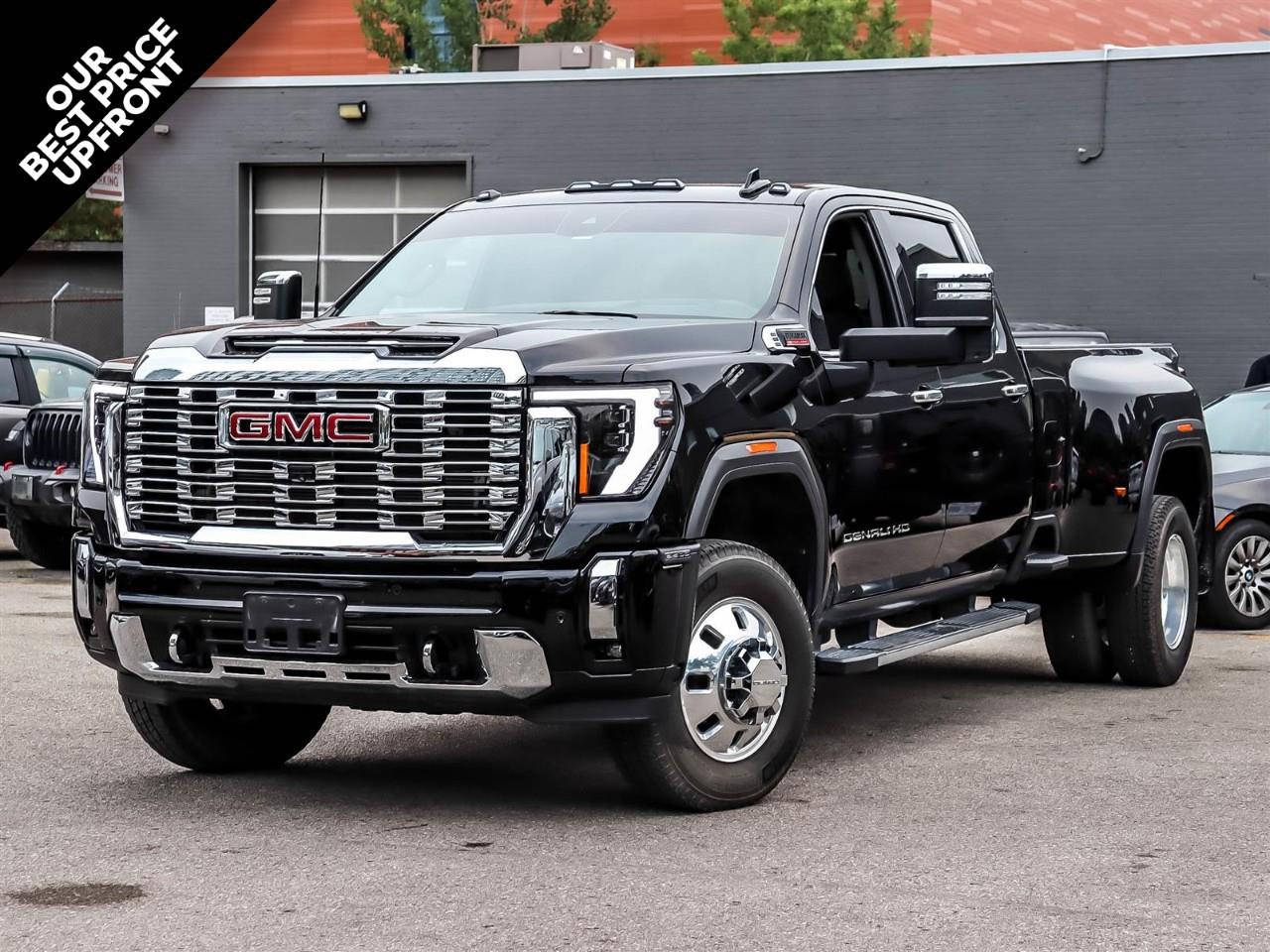 Black 2024 GMC Sierra 3500HD Pickup Truck Four-Wheel Drive Automatic