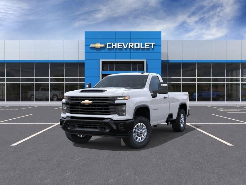 White 2026 Chevrolet Silverado 2500HD Pickup Truck Four-Wheel Drive Automatic