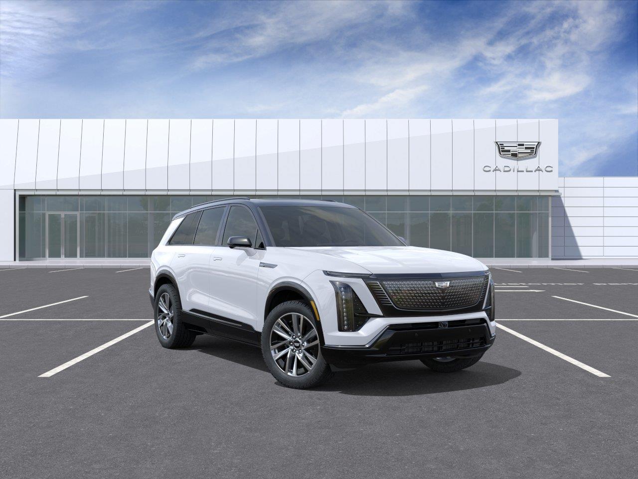 White 2027 Cadillac VISTIQ SUV / Crossover All-Wheel Drive 1-Speed Automatic