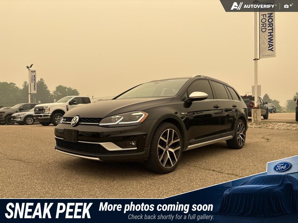 Black 2019 Volkswagen Golf Alltrack Wagon 6-Speed Automatic