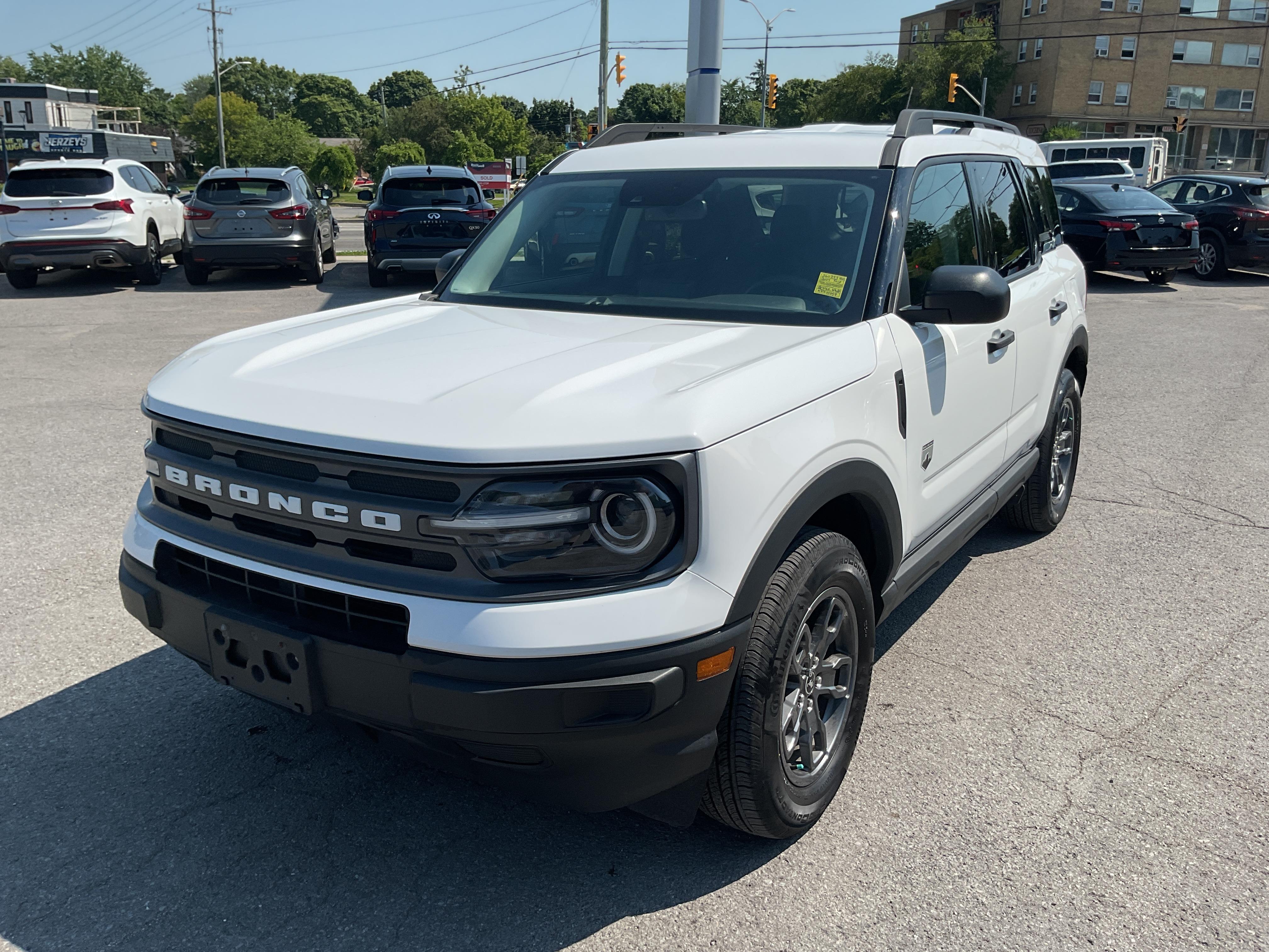 White 2024 Ford Bronco Sport SUV / Crossover All-Wheel Drive 8-Speed Automatic