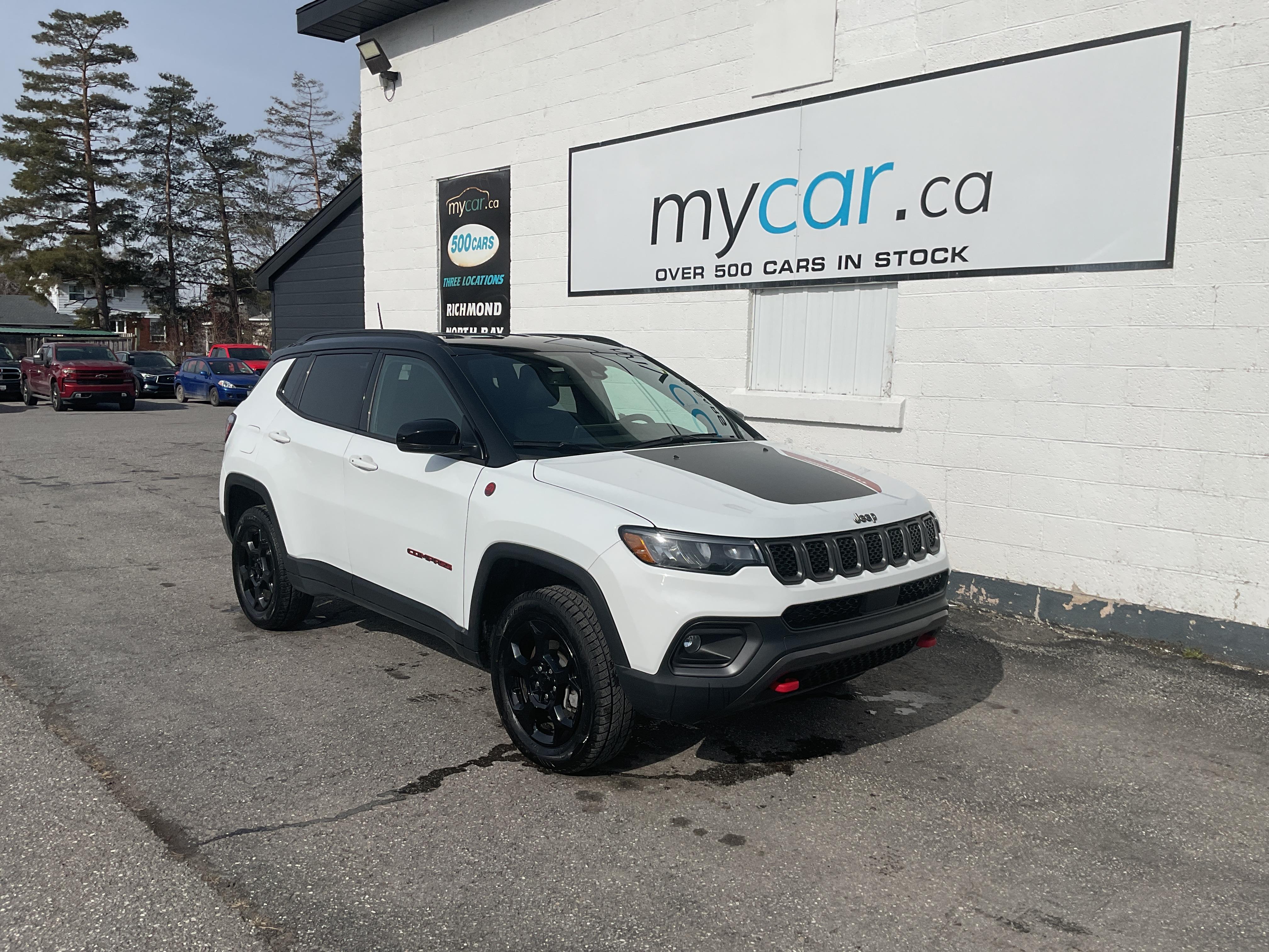 White 2024 Jeep Compass SUV / Crossover Four-Wheel Drive 8-Speed Automatic