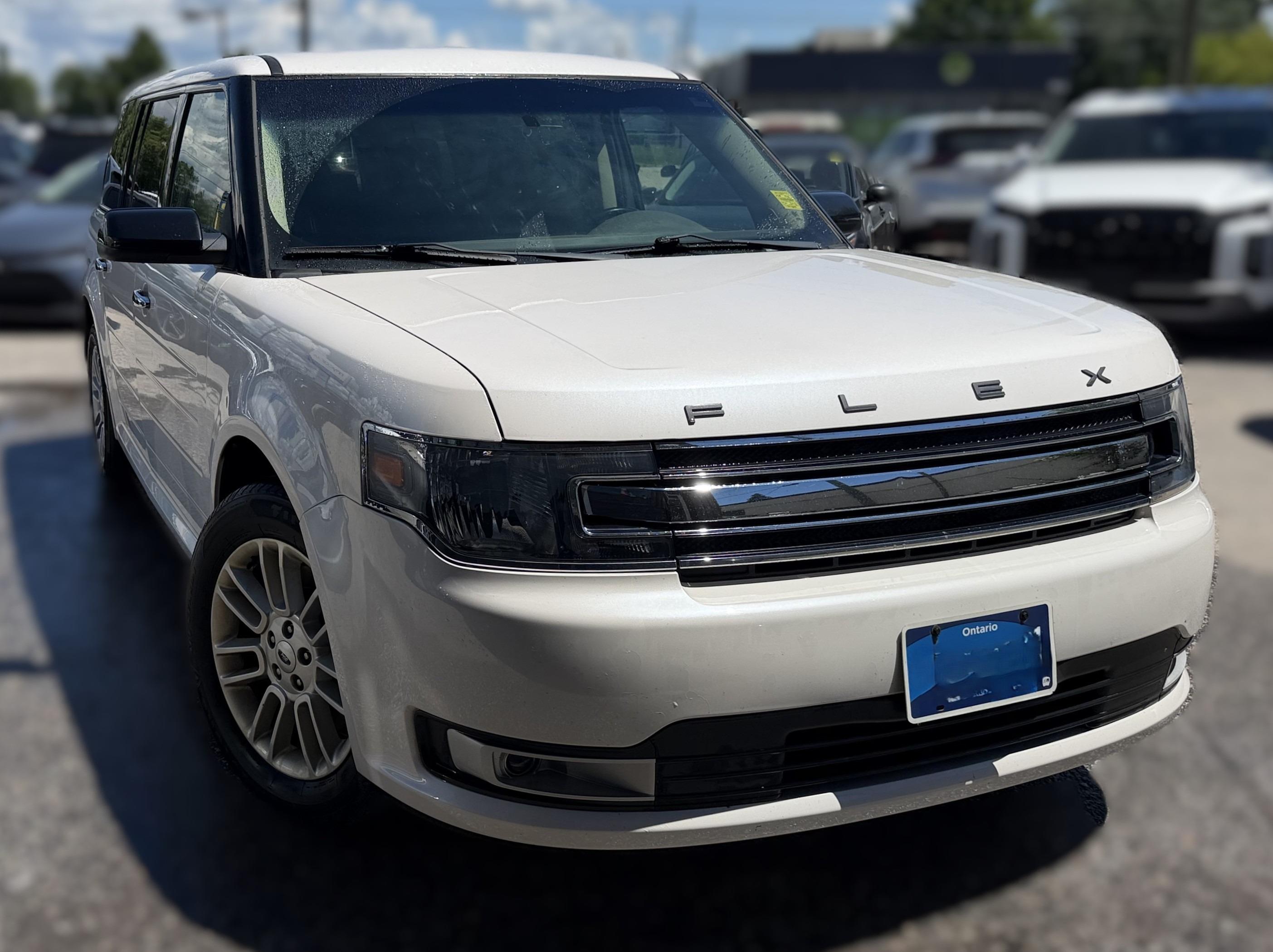 White 2018 Ford Flex SUV / Crossover All-Wheel Drive 6-Speed Automatic