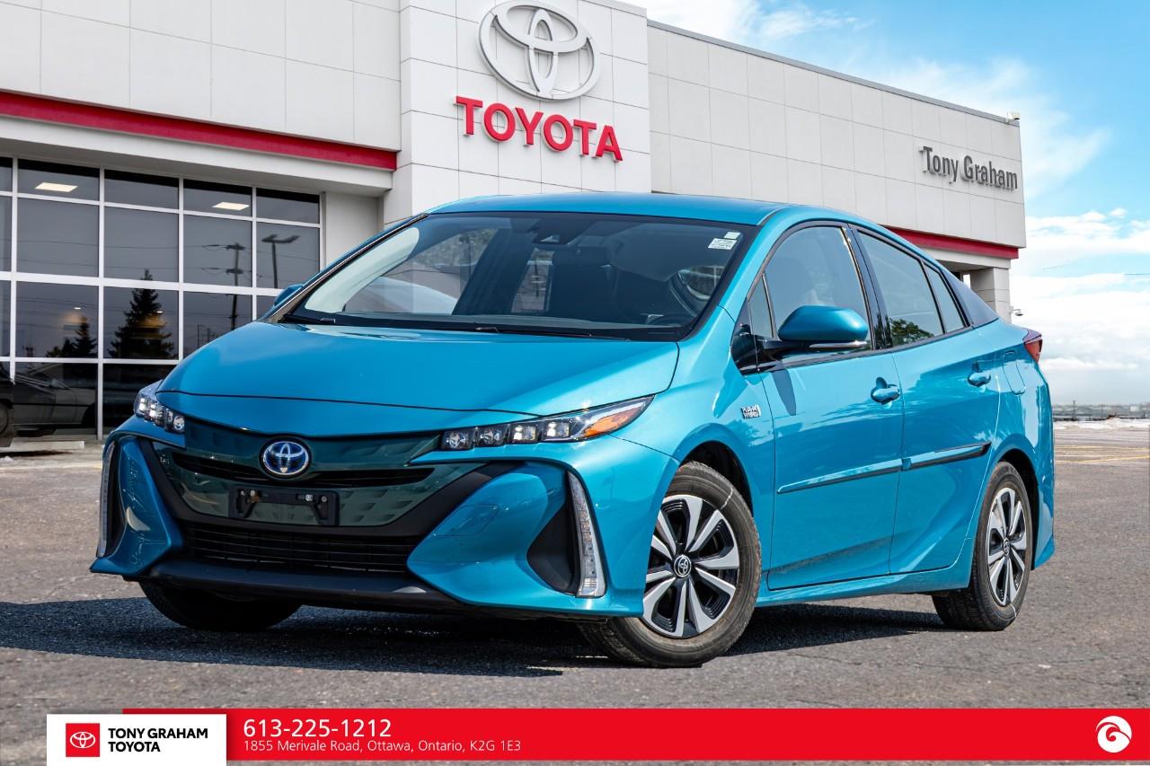 Blue 2018 Toyota Prius Prime Sedan Continuously Variable Transmission