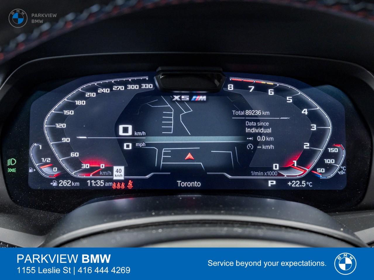 used 2022 BMW X5 M car, priced at $89,977