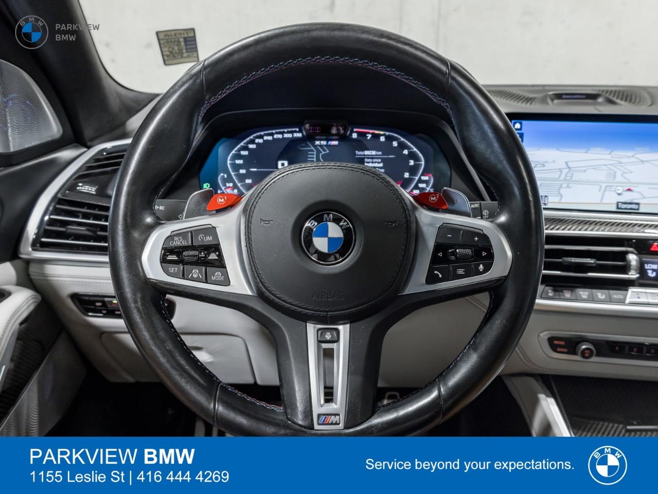 used 2022 BMW X5 M car, priced at $89,977