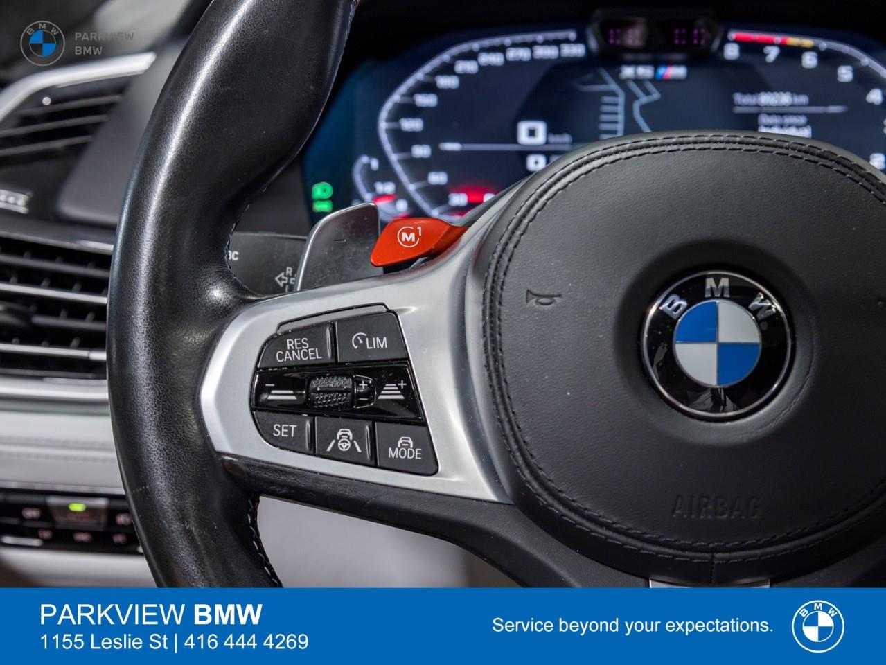 used 2022 BMW X5 M car, priced at $89,977