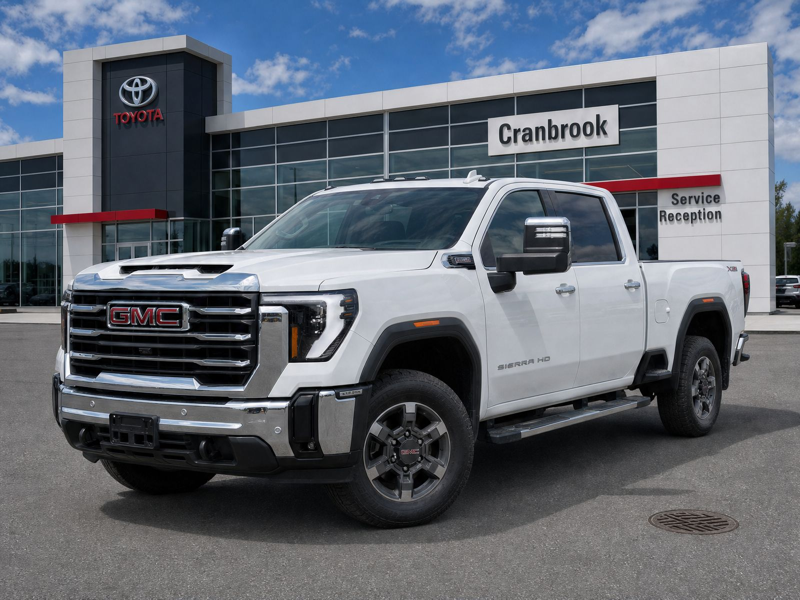 White 2025 GMC Sierra 3500HD Pickup Truck Four-Wheel Drive Automatic
