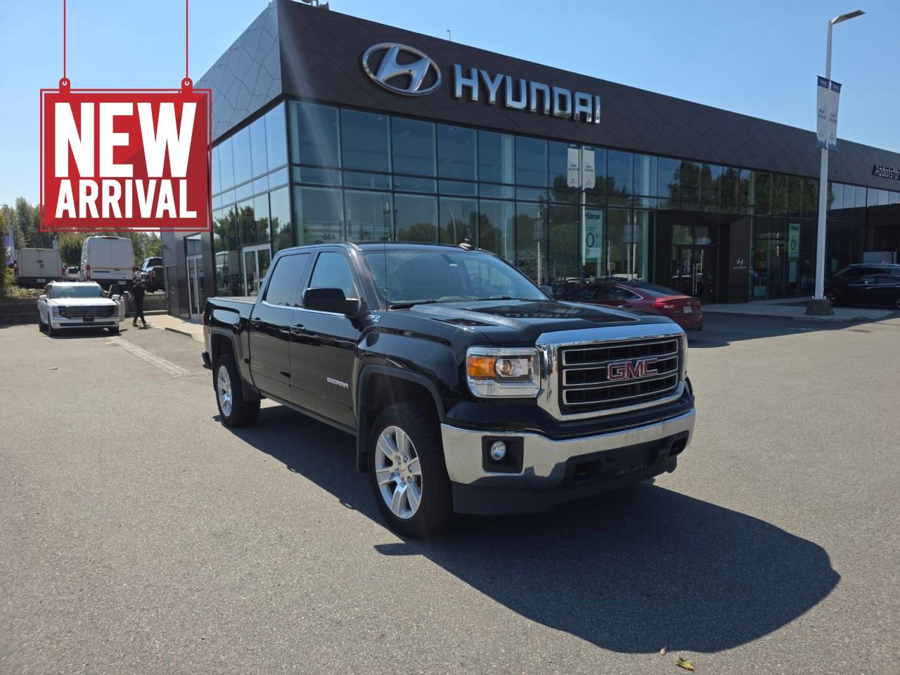 Black 2015 GMC Sierra 1500 Pickup Truck Four-Wheel Drive 6-Speed Automatic