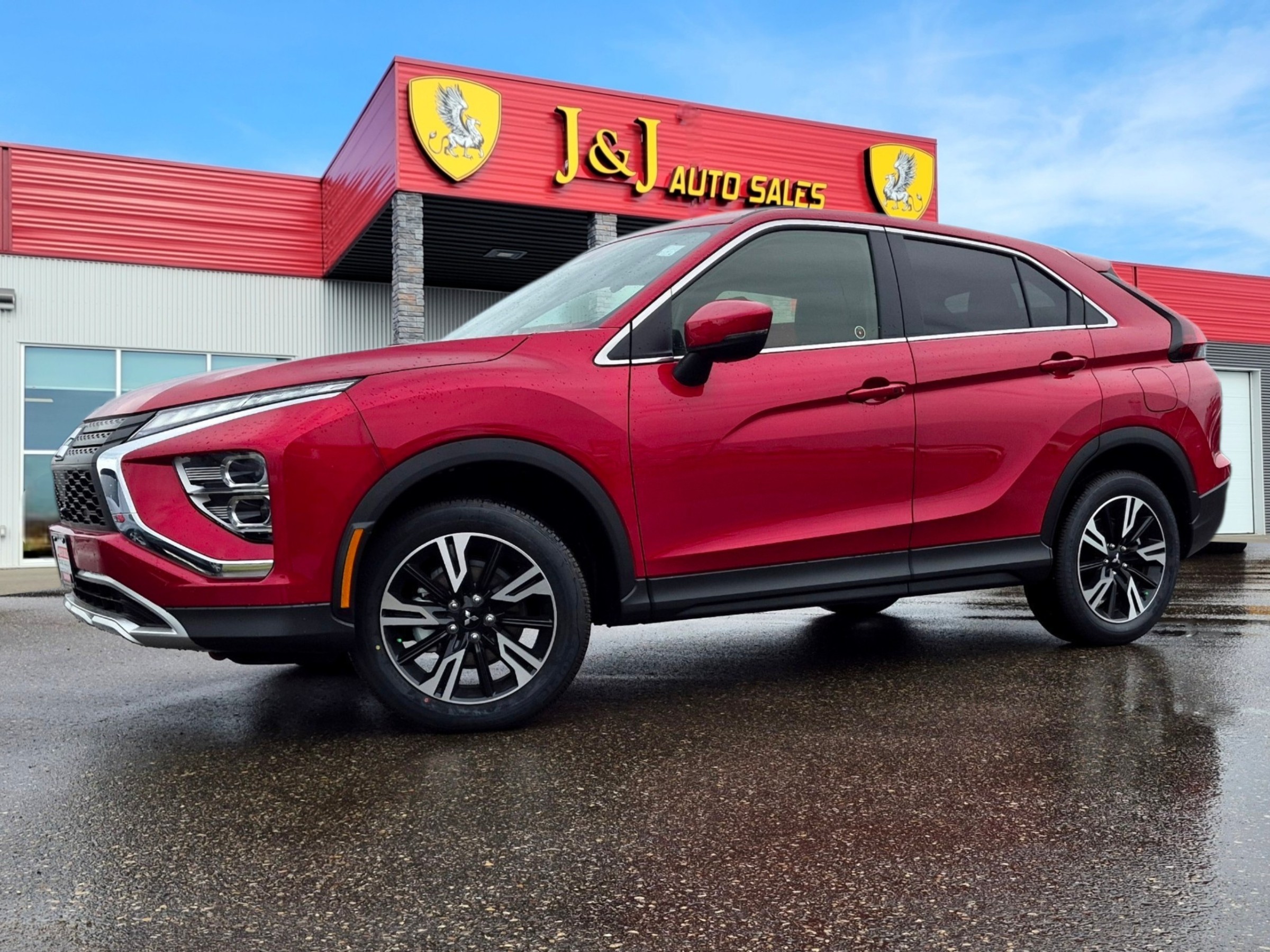Red 2026 Mitsubishi Eclipse Cross SUV / Crossover All-Wheel Drive Continuously Variable Transmission
