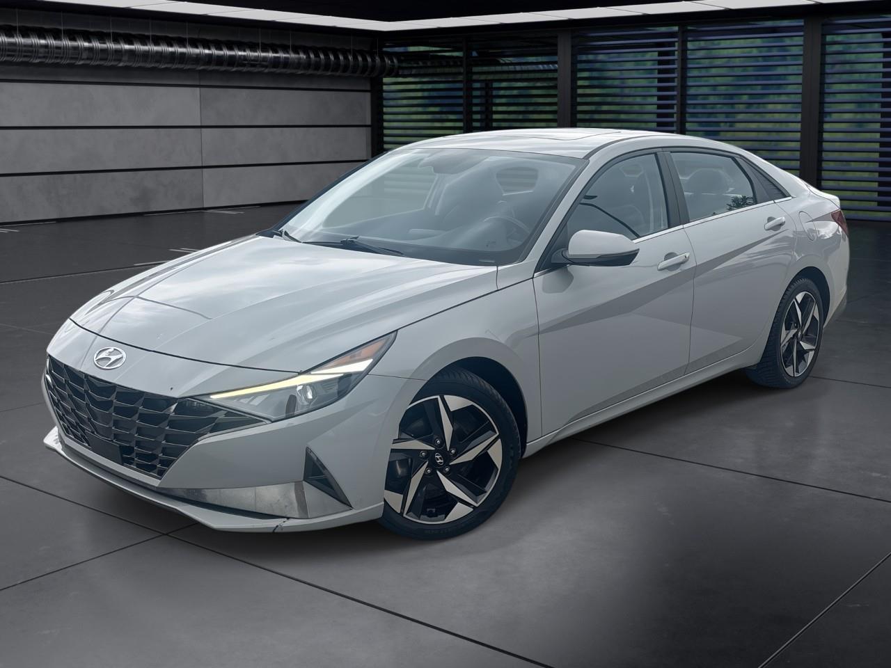 Gray 2021 Hyundai Elantra Sedan Continuously Variable Transmission