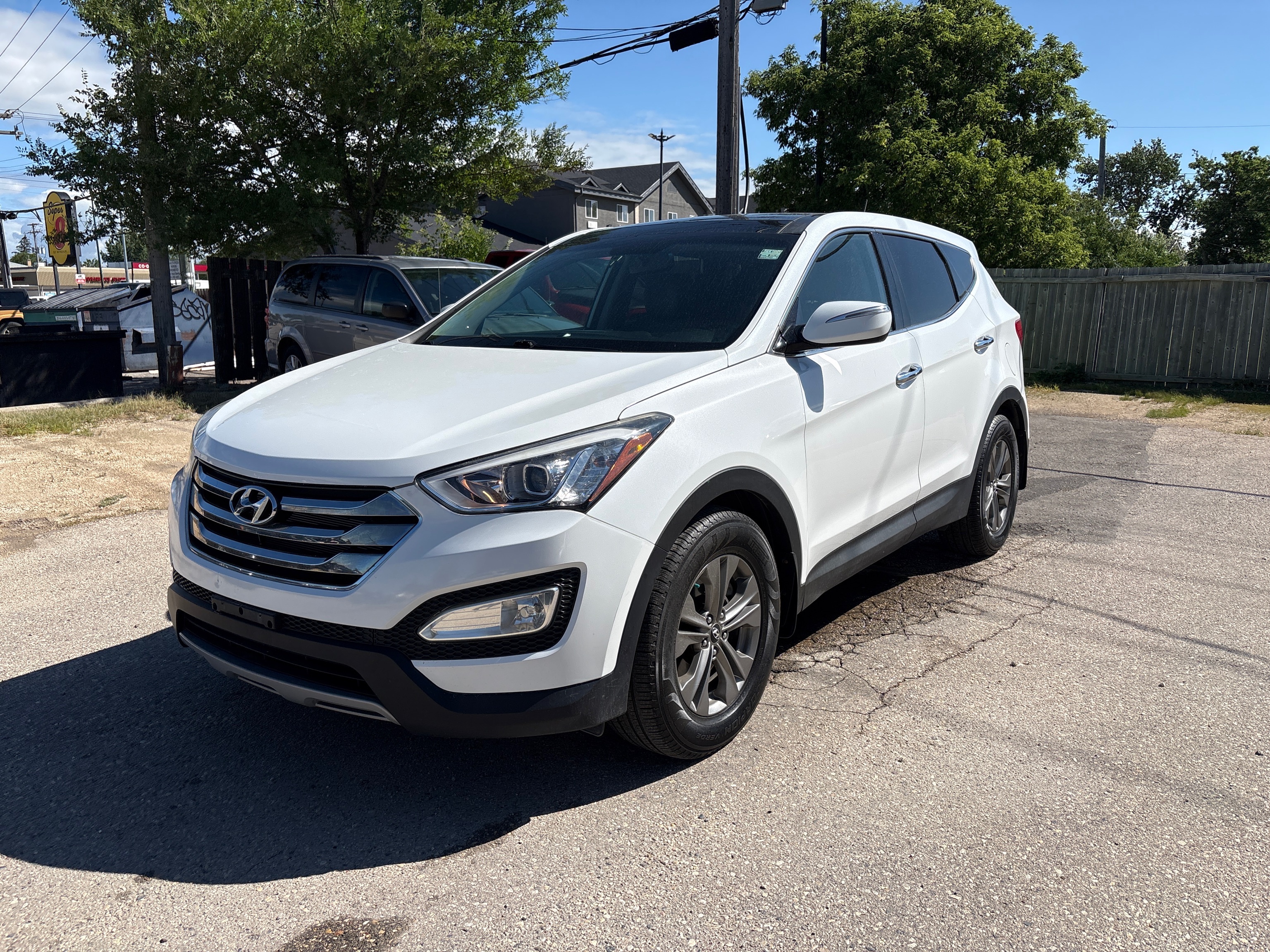 White 2013 Hyundai Santa Fe Sport SUV / Crossover  6-Speed Automatic