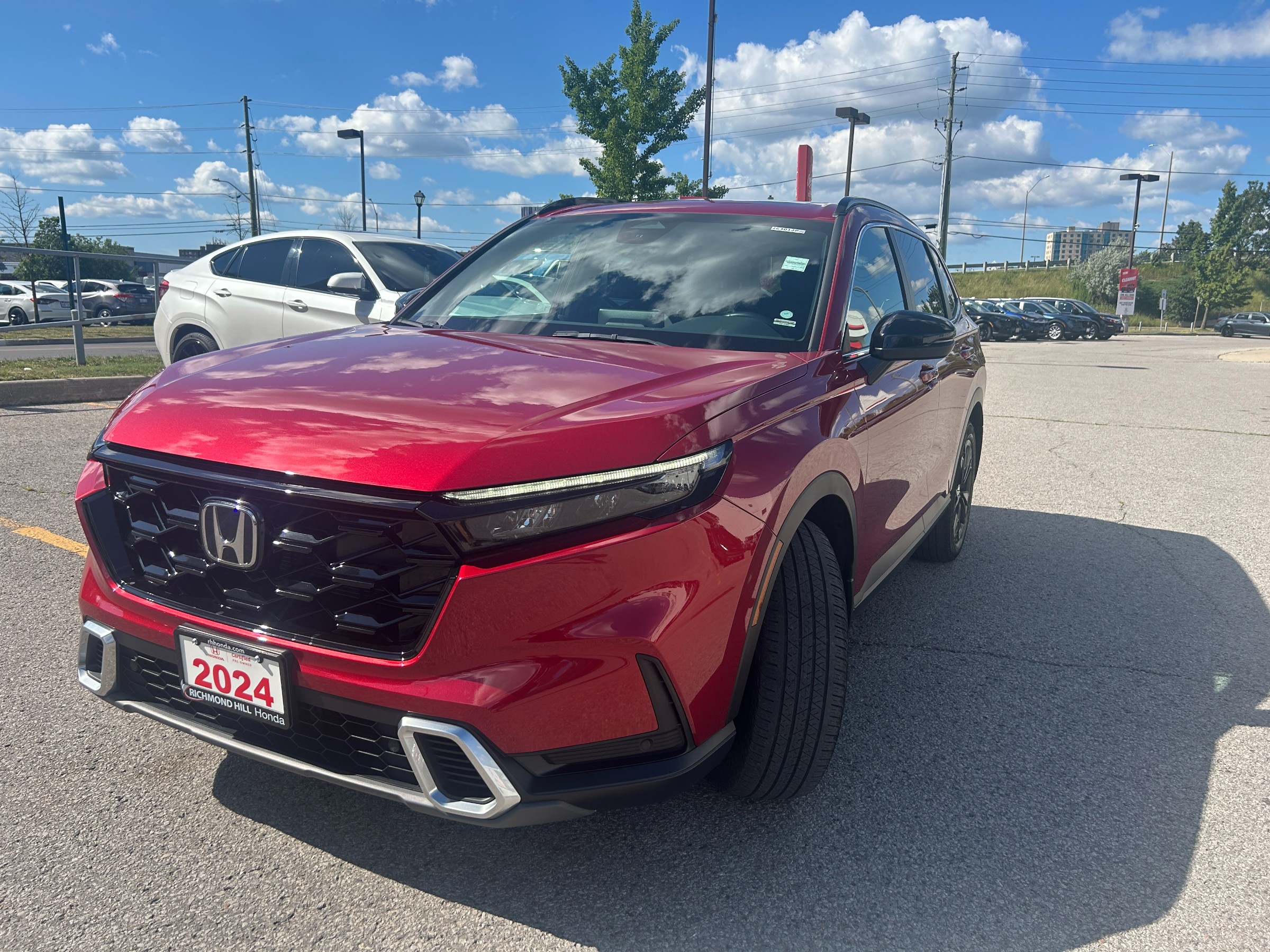 Red 2024 Honda CR-V Hybrid SUV / Crossover Continuously Variable Transmission