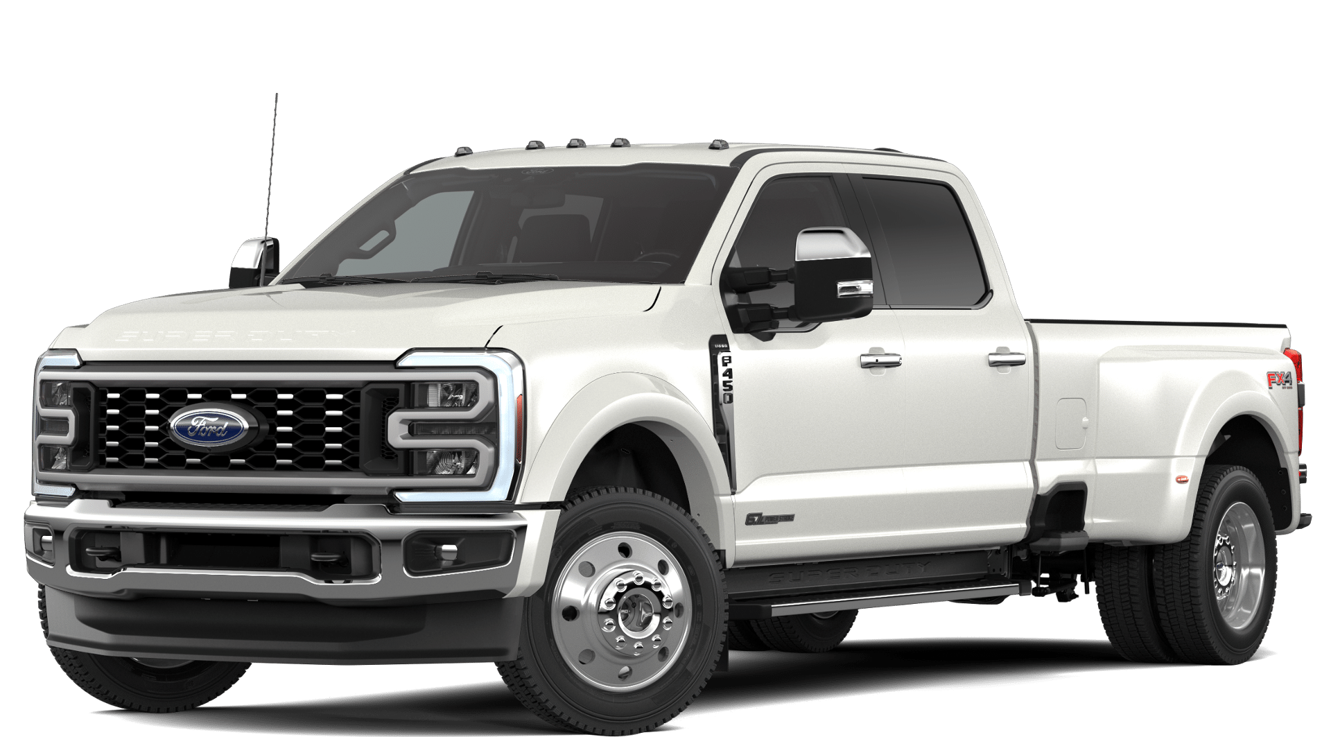 White 2026 Ford F-450 Super Duty Pickup Truck Four-Wheel Drive Automatic