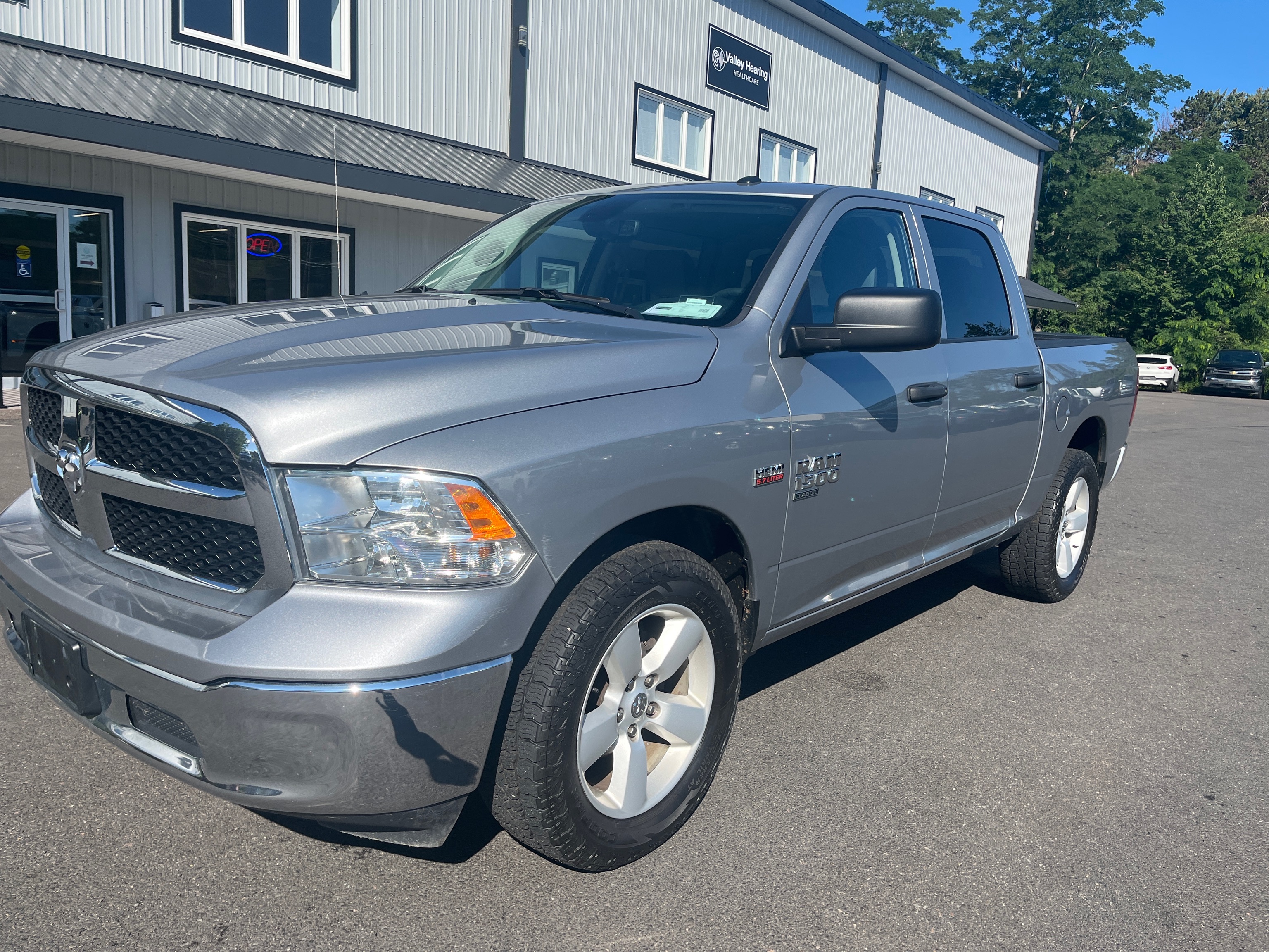 Silver 2023 RAM 1500 Pickup Truck Four-Wheel Drive 8-Speed Automatic