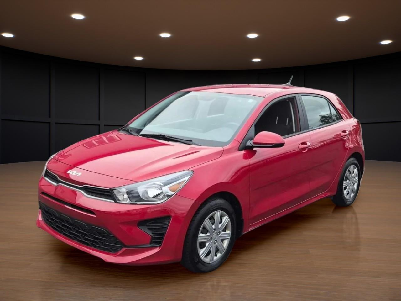 Red 2023 Kia Rio5 Wagon 6-Speed Manual