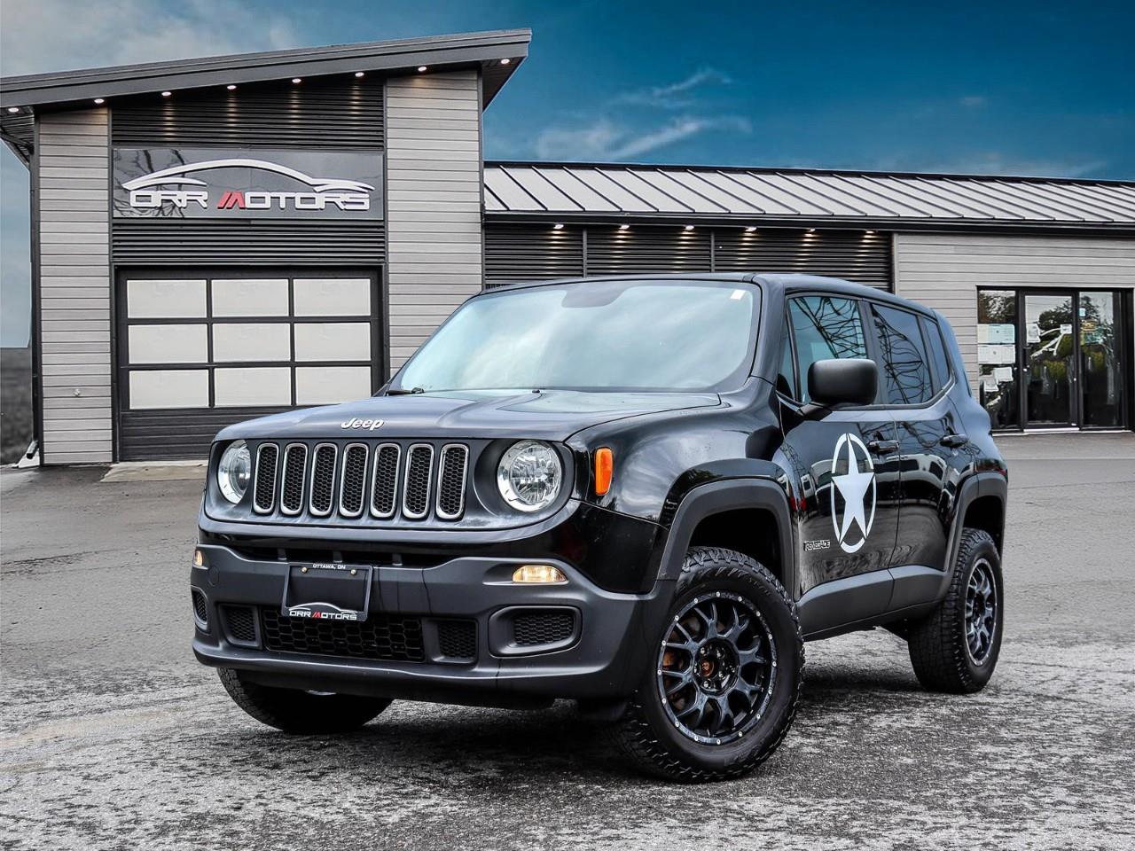 Black 2016 Jeep Renegade SUV / Crossover Four-Wheel Drive 6-Speed Manual