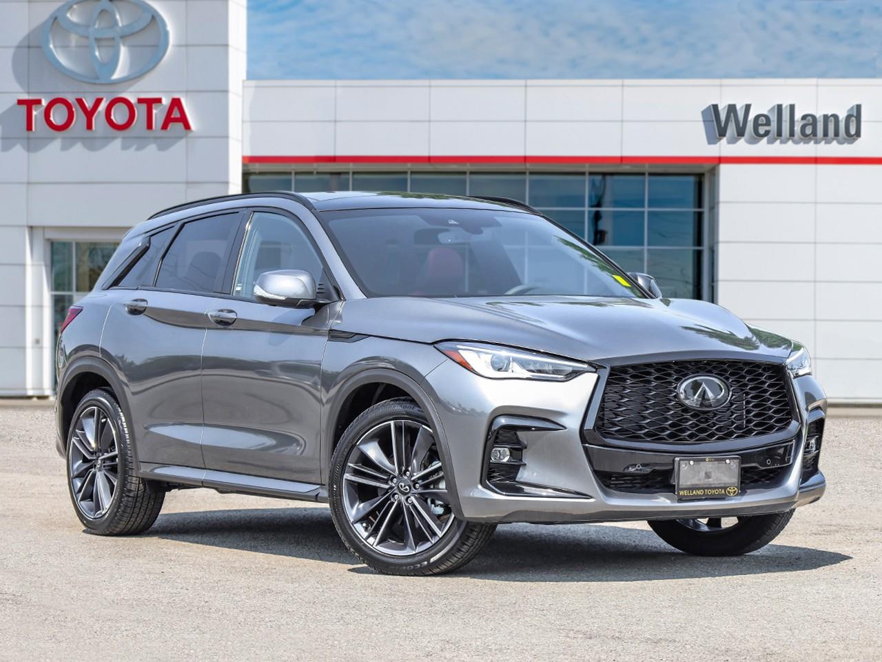 Silver 2025 INFINITI QX50 SUV / Crossover All-Wheel Drive Continuously Variable Transmission