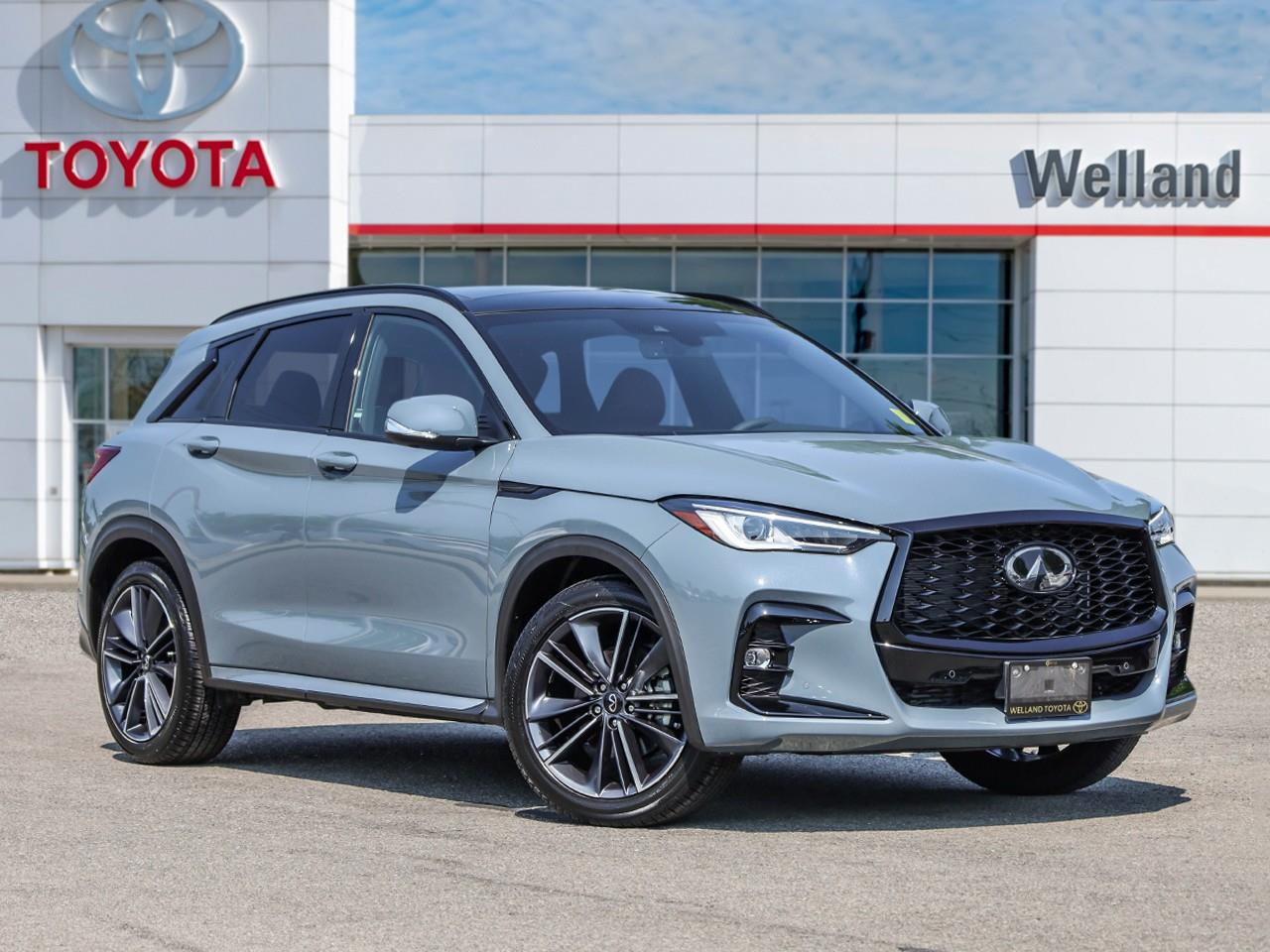 Gray 2025 INFINITI QX50 SUV / Crossover All-Wheel Drive Continuously Variable Transmission