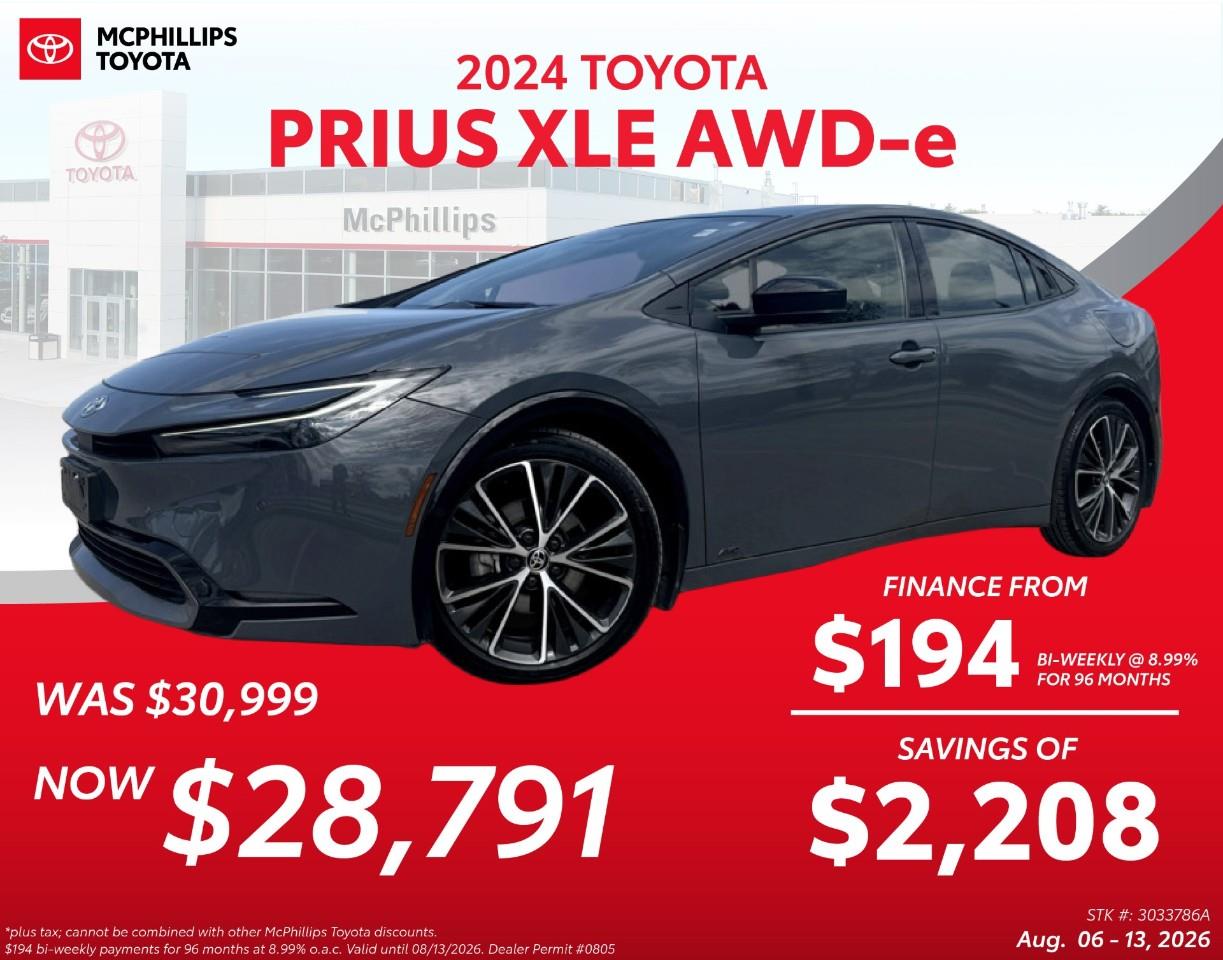 2024 Toyota Prius XLE AWD