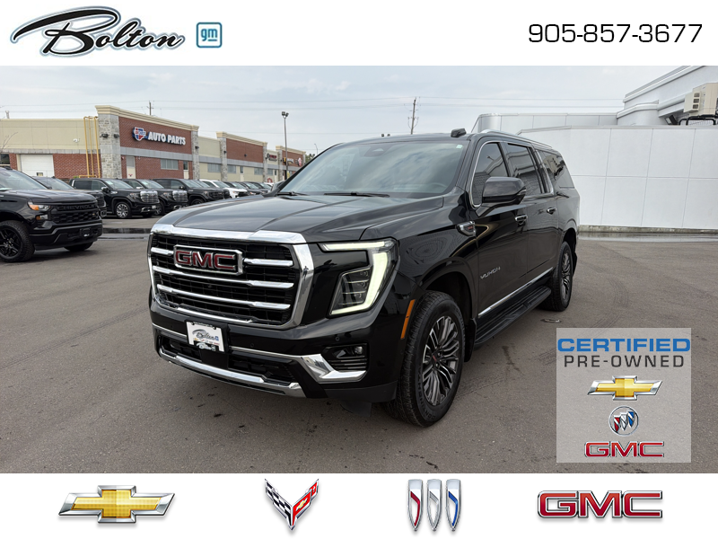 Black 2025 GMC Yukon XL SUV / Crossover Four-Wheel Drive Automatic