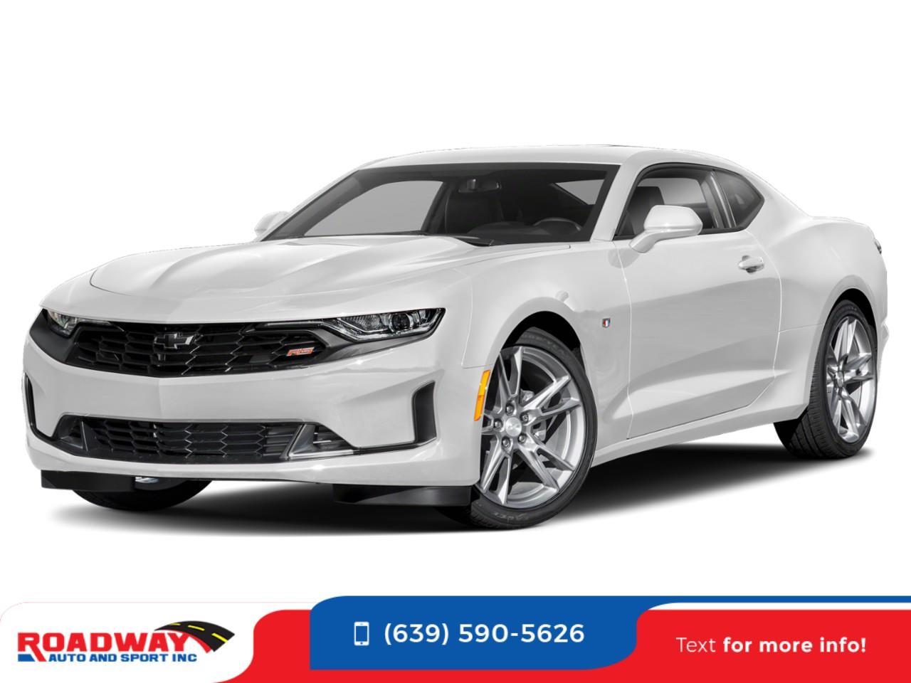 White 2019 Chevrolet Camaro Coupe Rear-Wheel Drive 6-Speed Manual