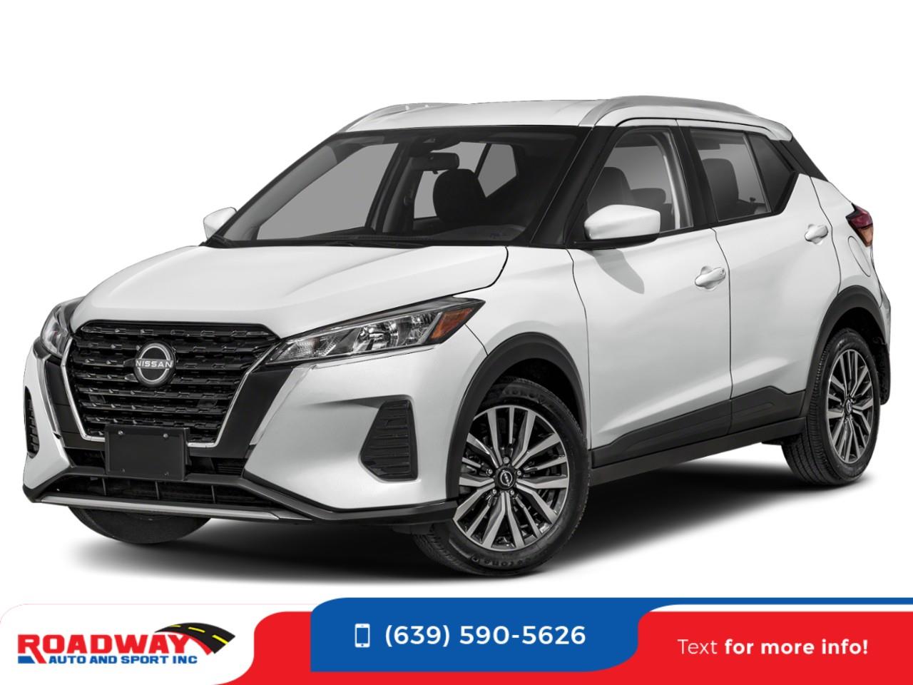 White 2025 Nissan Kicks SUV / Crossover Front-Wheel Drive Continuously Variable Transmission