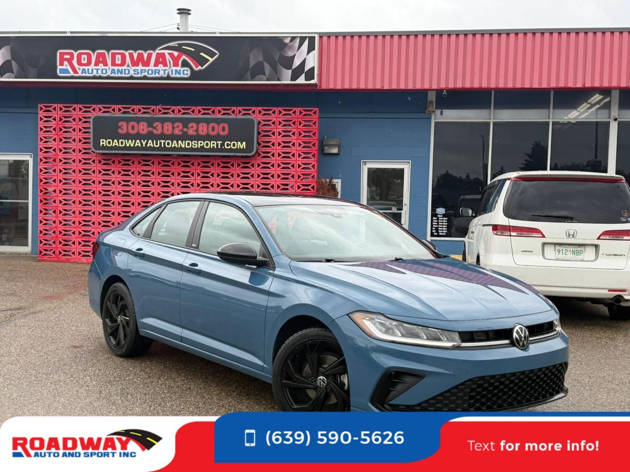 Blue 2025 Volkswagen Jetta Sedan 8-Speed Automatic