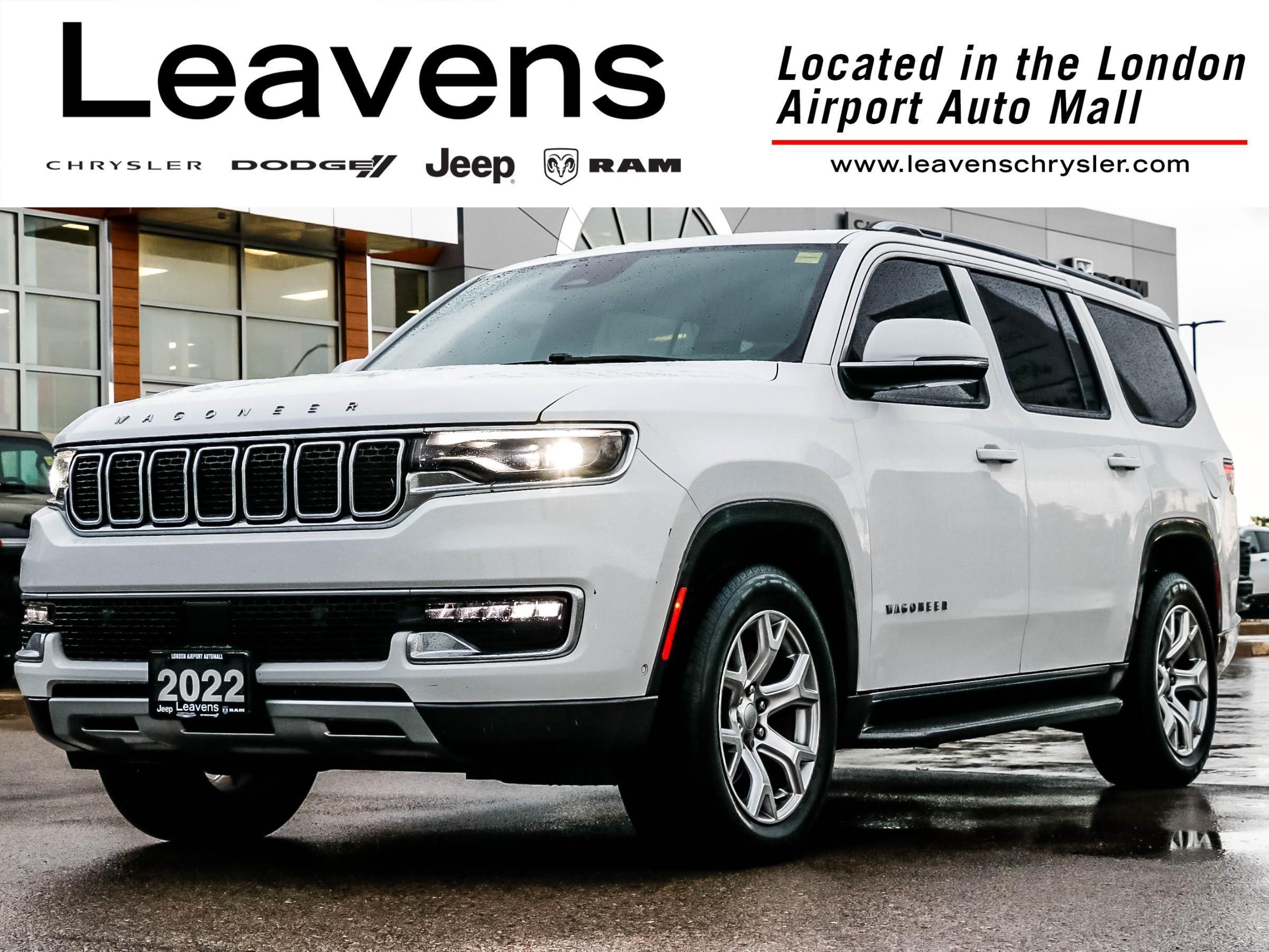 White 2022 Jeep Wagoneer SUV / Crossover Four-Wheel Drive 8-Speed Automatic