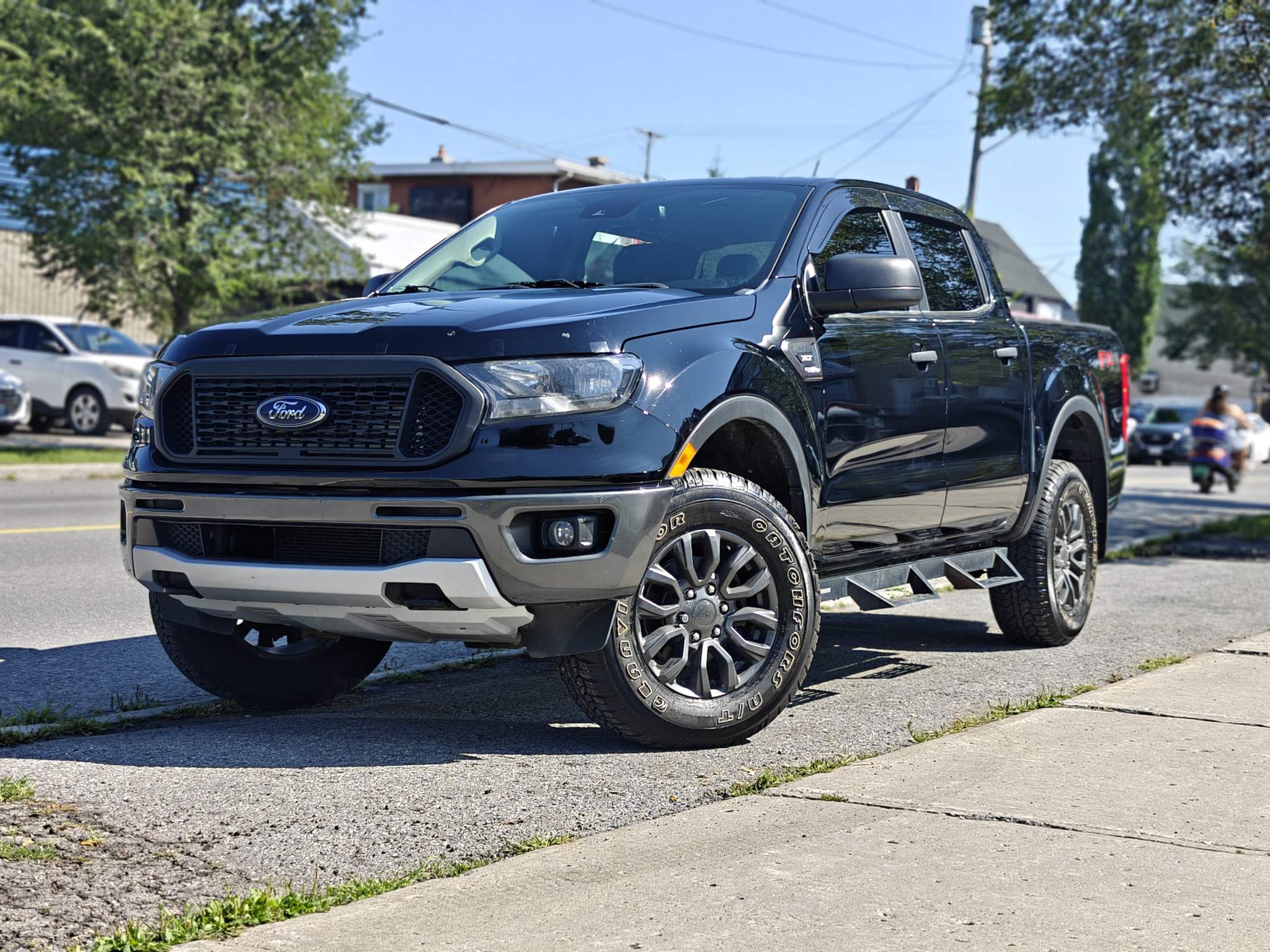 Black 2023 Ford Ranger Pickup Truck Four-Wheel Drive Automatic