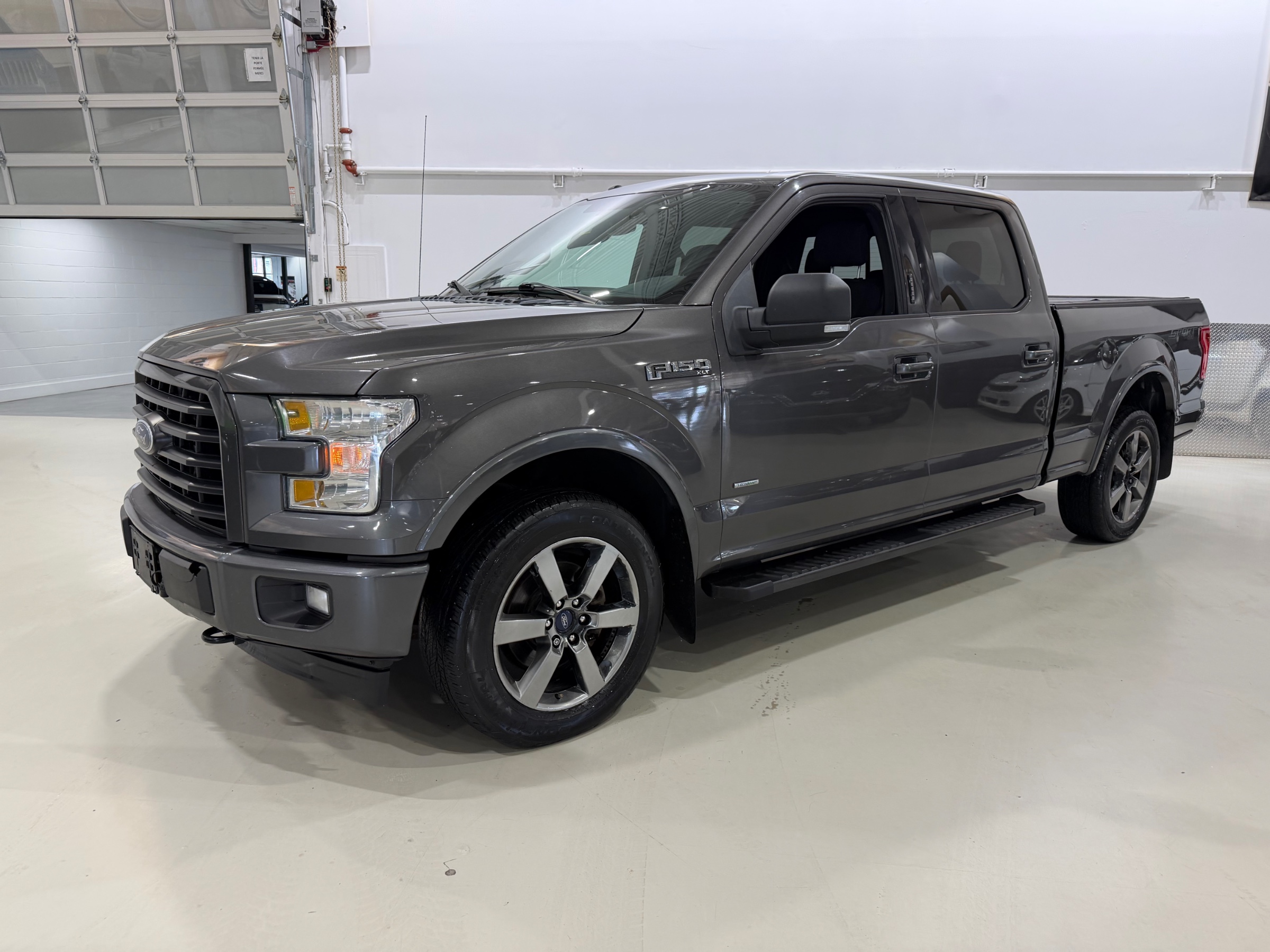 Gray 2017 Ford F-150 Pickup Truck Four-Wheel Drive 6-Speed Automatic