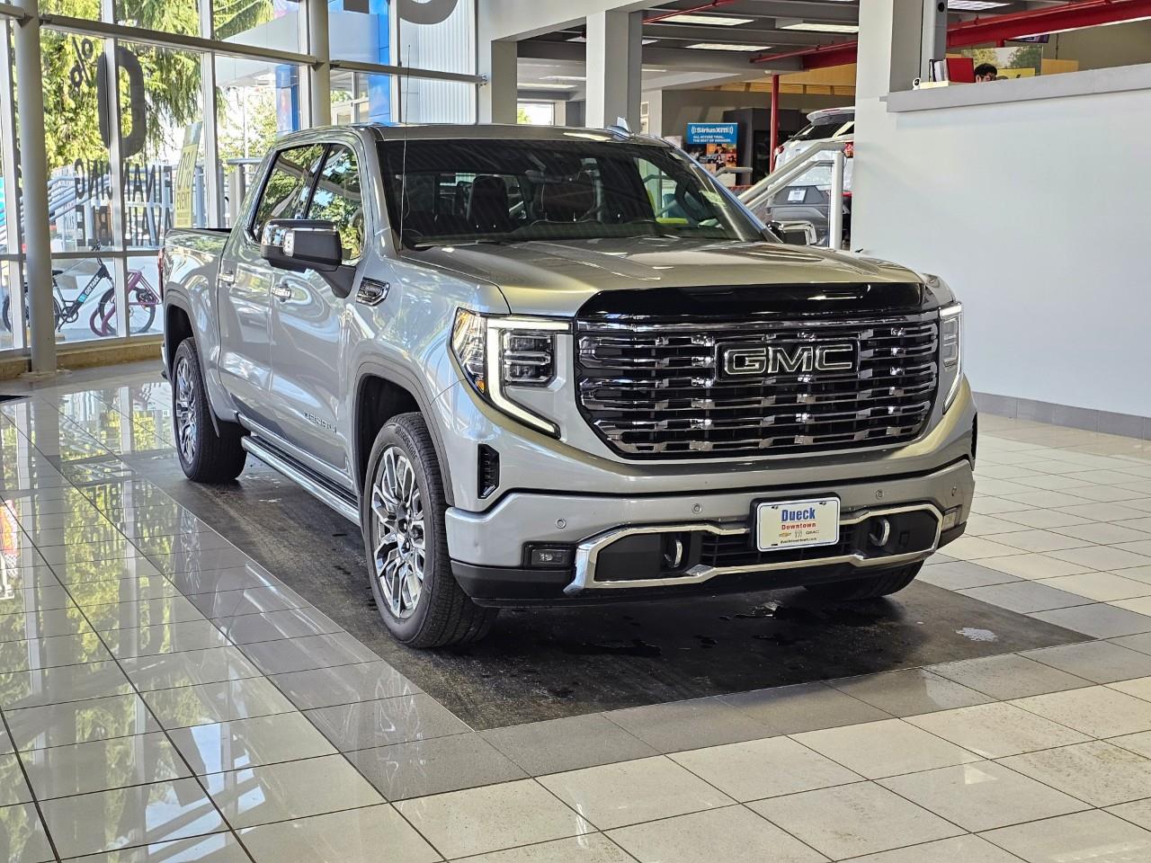 Silver 2025 GMC Sierra 1500 Pickup Truck Four-Wheel Drive Automatic