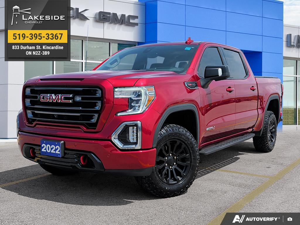 Red 2022 GMC Sierra 1500 Limited Pickup Truck Four-Wheel Drive Automatic