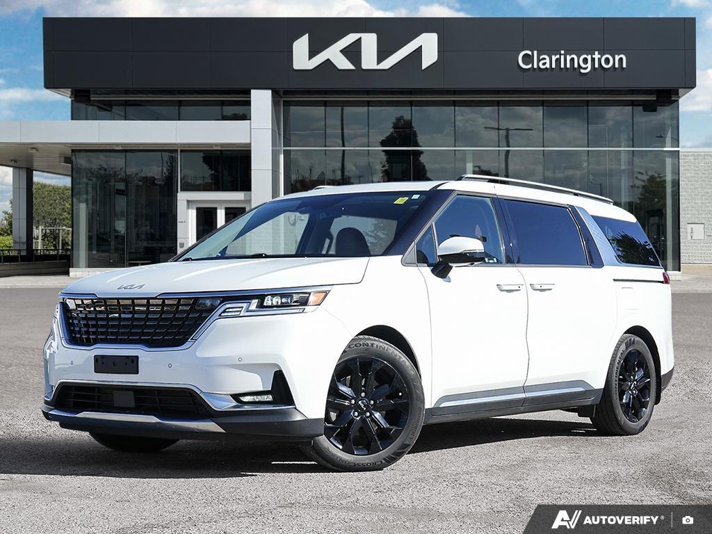 White 2022 Kia Carnival Minivan Front-Wheel Drive 8-Speed Automatic