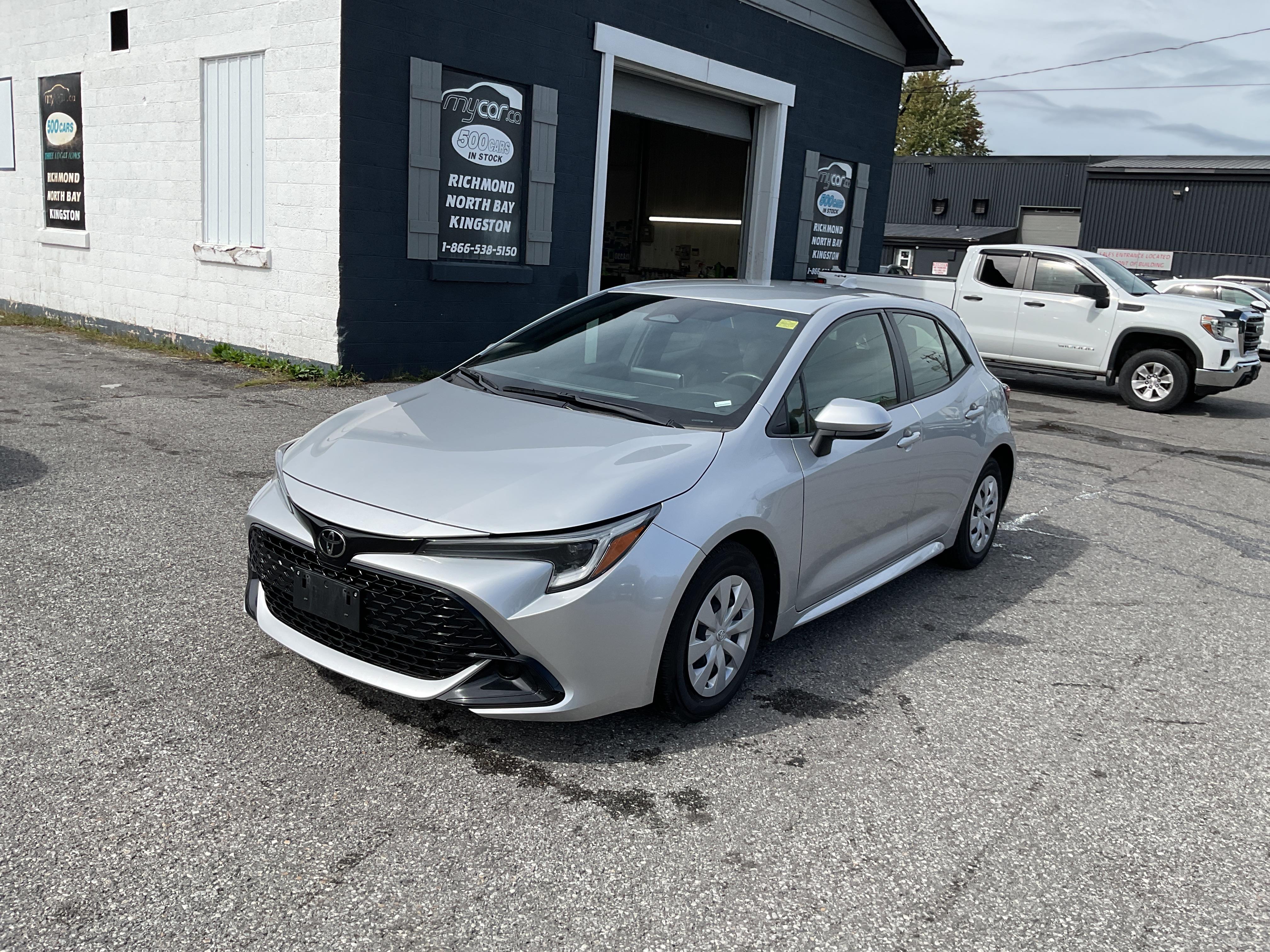 Silver 2024 Toyota Corolla Hatchback   Continuously Variable Transmission