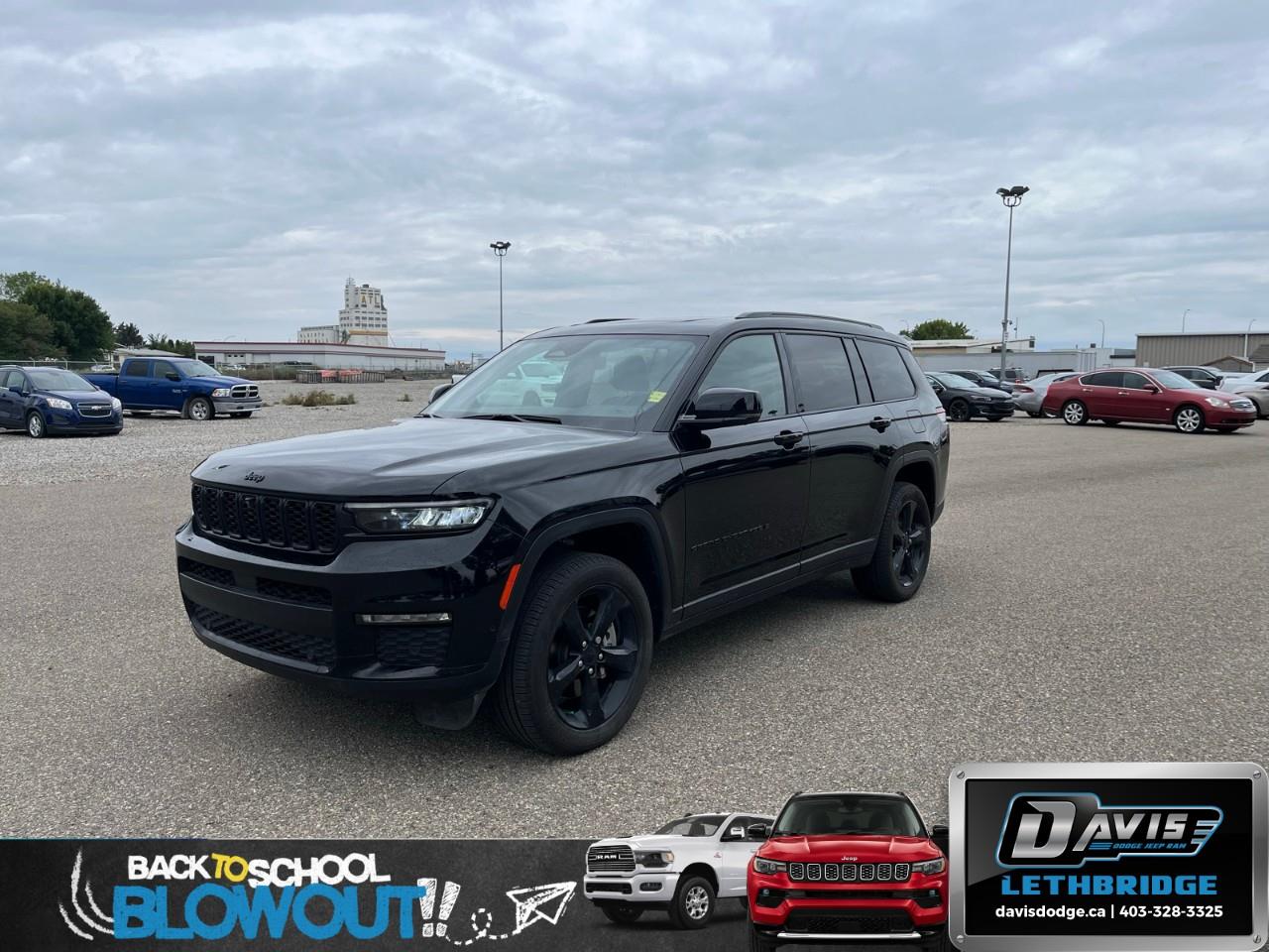 Black 2024 Jeep Grand Cherokee L SUV / Crossover Four-Wheel Drive 8-Speed Automatic