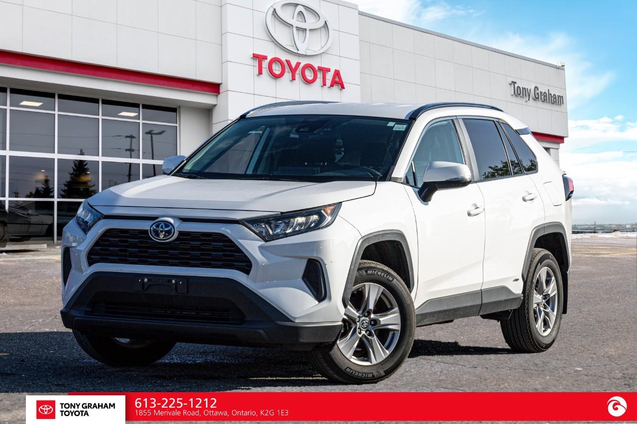 White 2023 Toyota RAV4 Hybrid SUV / Crossover All-Wheel Drive Continuously Variable Transmission