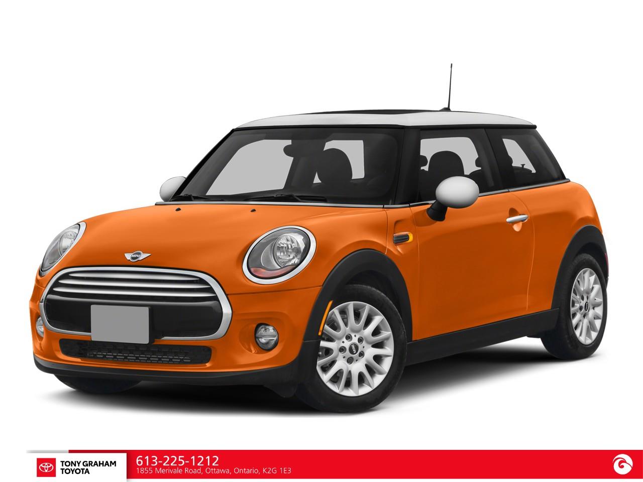 Orange 2015 MINI Cooper Hatchback Front-Wheel Drive 6-Speed Manual