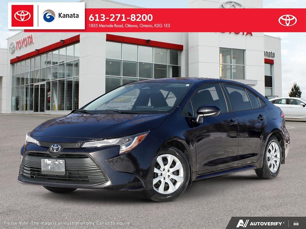 Black 2026 Toyota Corolla Sedan Front-Wheel Drive Continuously Variable Transmission