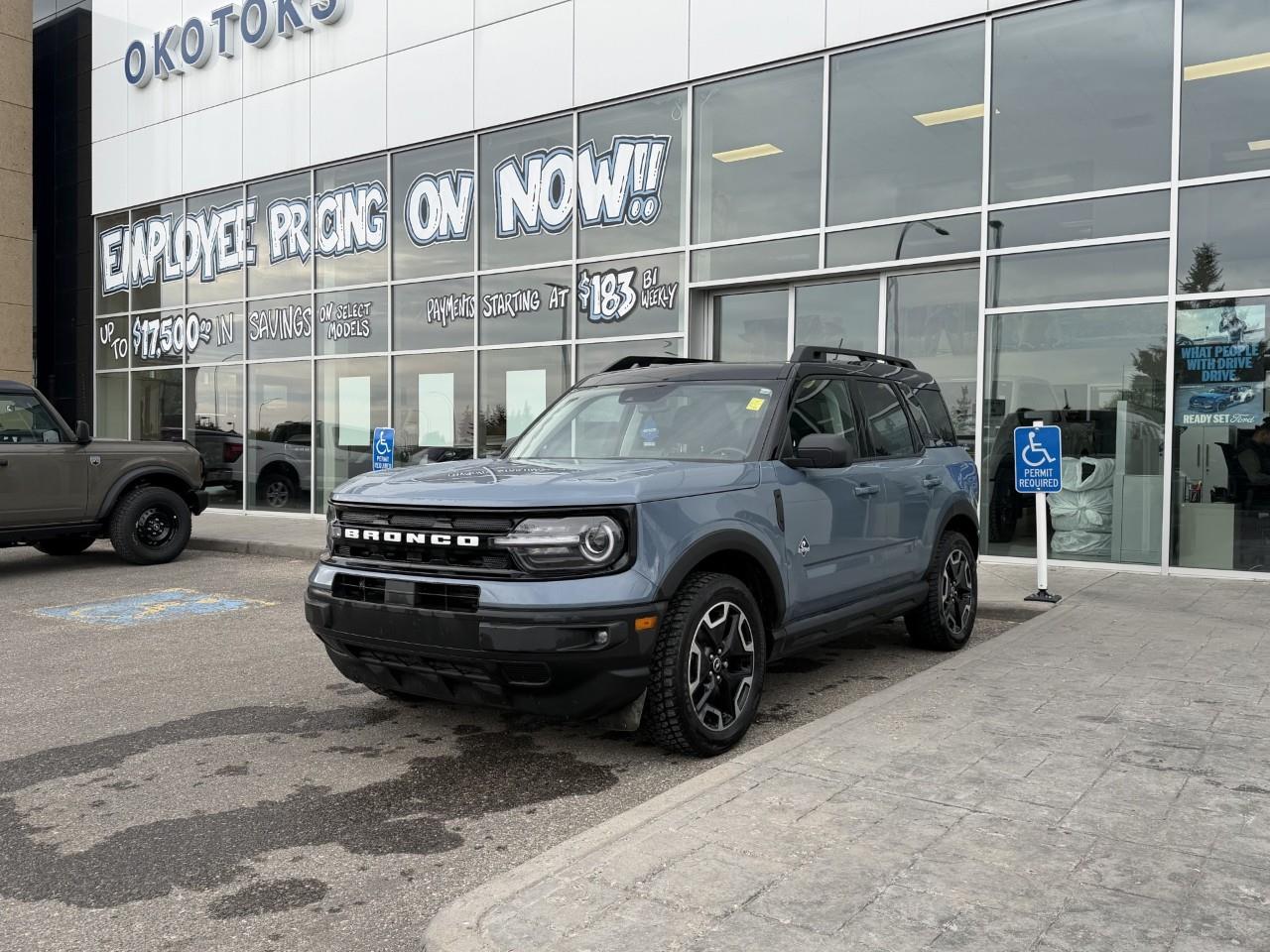 Gray 2024 Ford Bronco Sport SUV / Crossover All-Wheel Drive 8-Speed Automatic