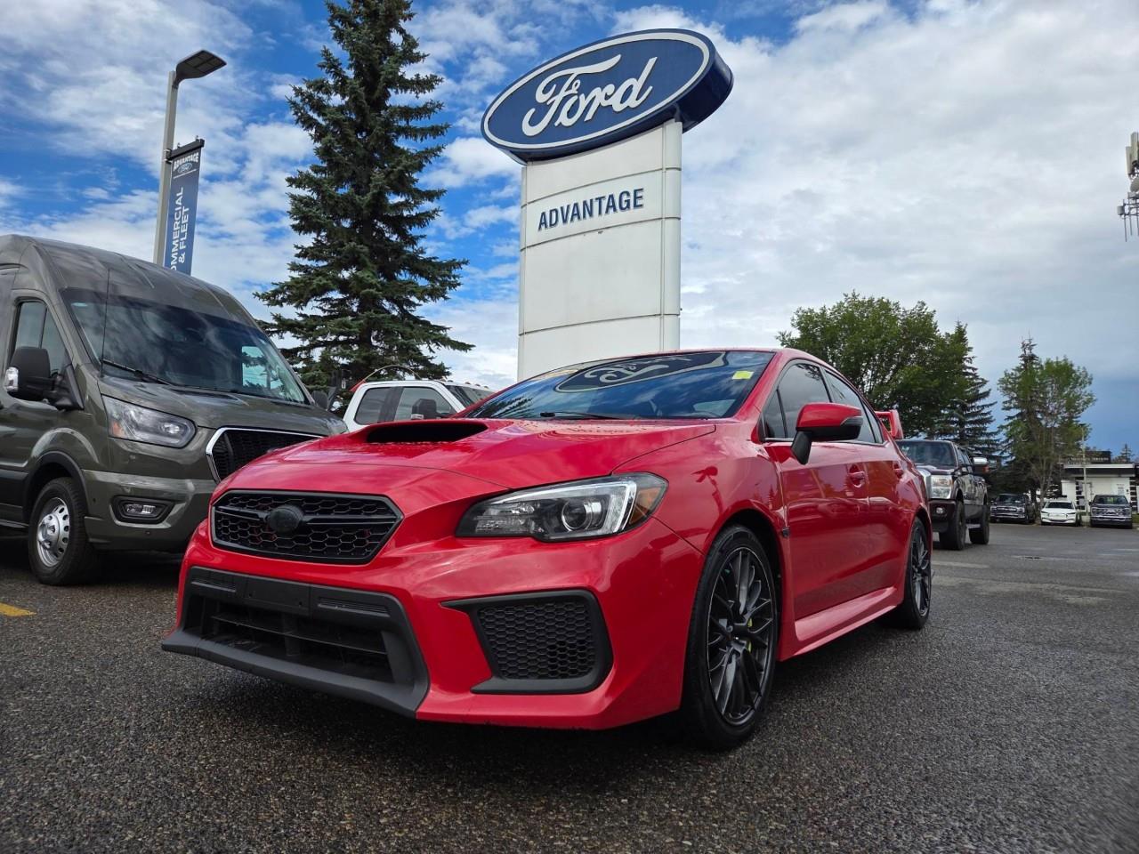 Red 2019 Subaru WRX STI Sedan All-Wheel Drive 6-Speed Manual