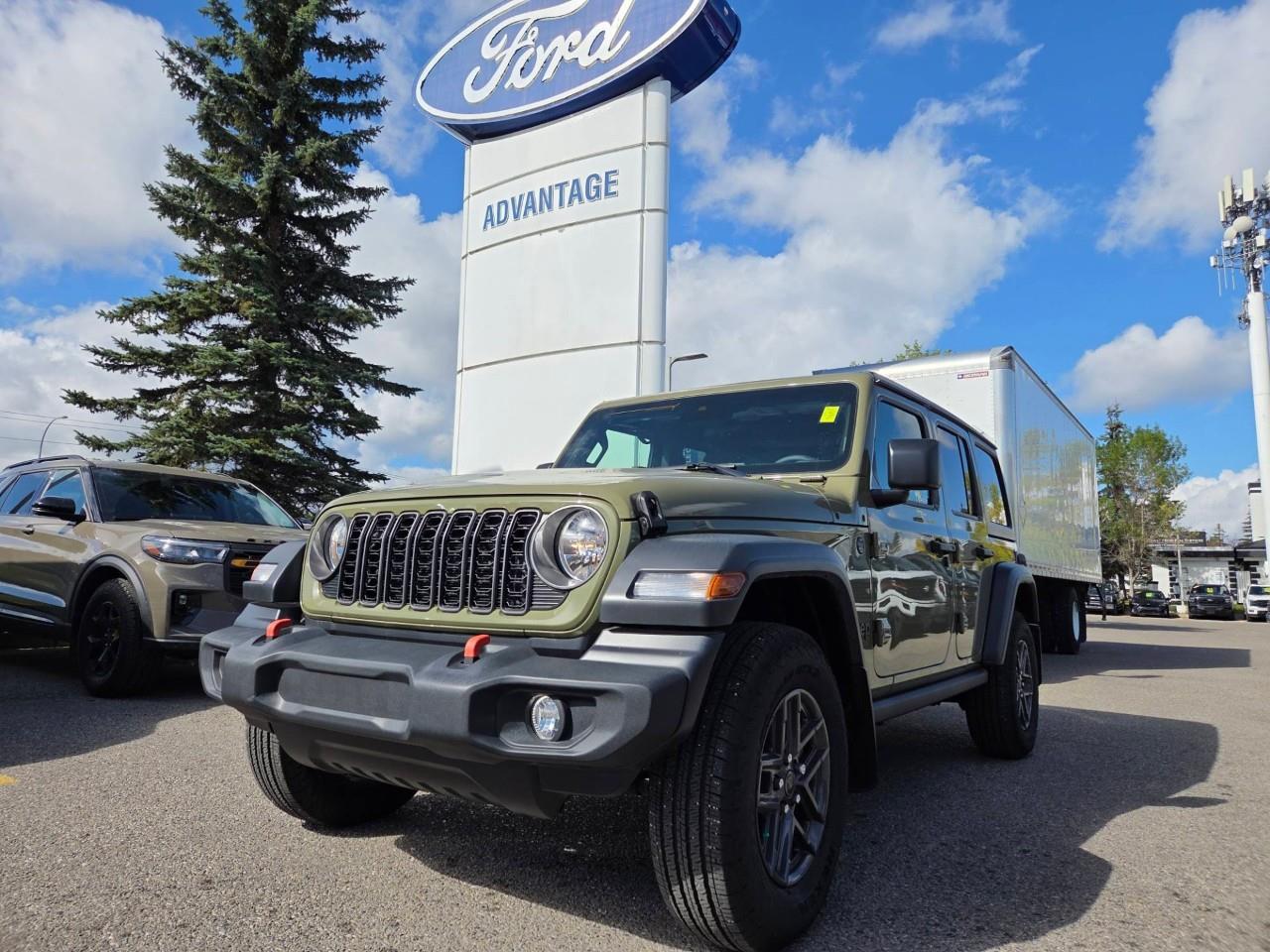 Green 2025 Jeep Wrangler SUV / Crossover Four-Wheel Drive 8-Speed Automatic