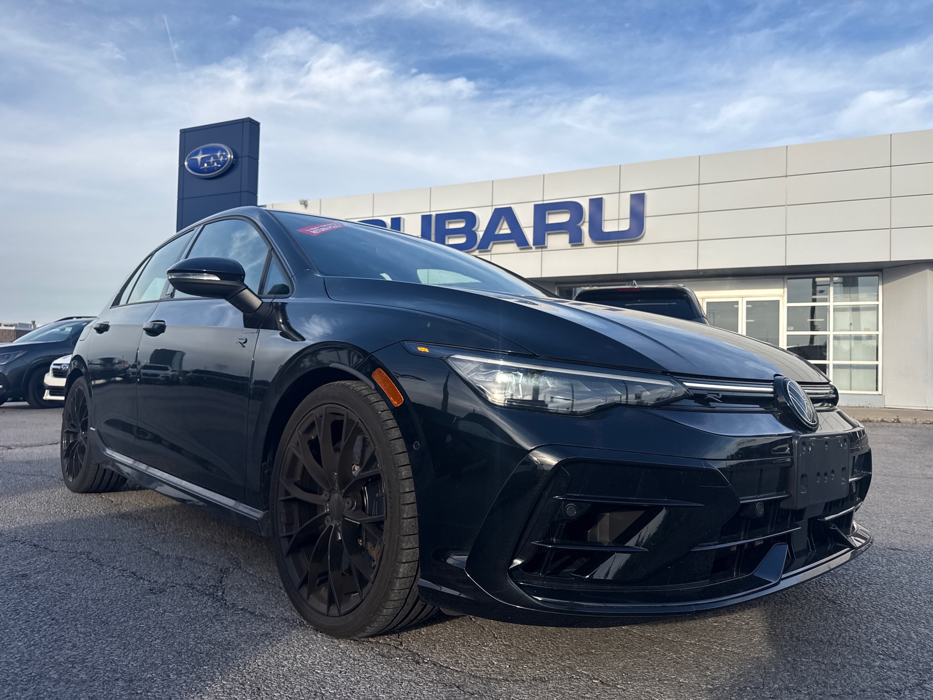 Black 2025 Volkswagen Golf R Hatchback All-Wheel Drive 7-Speed Automatic