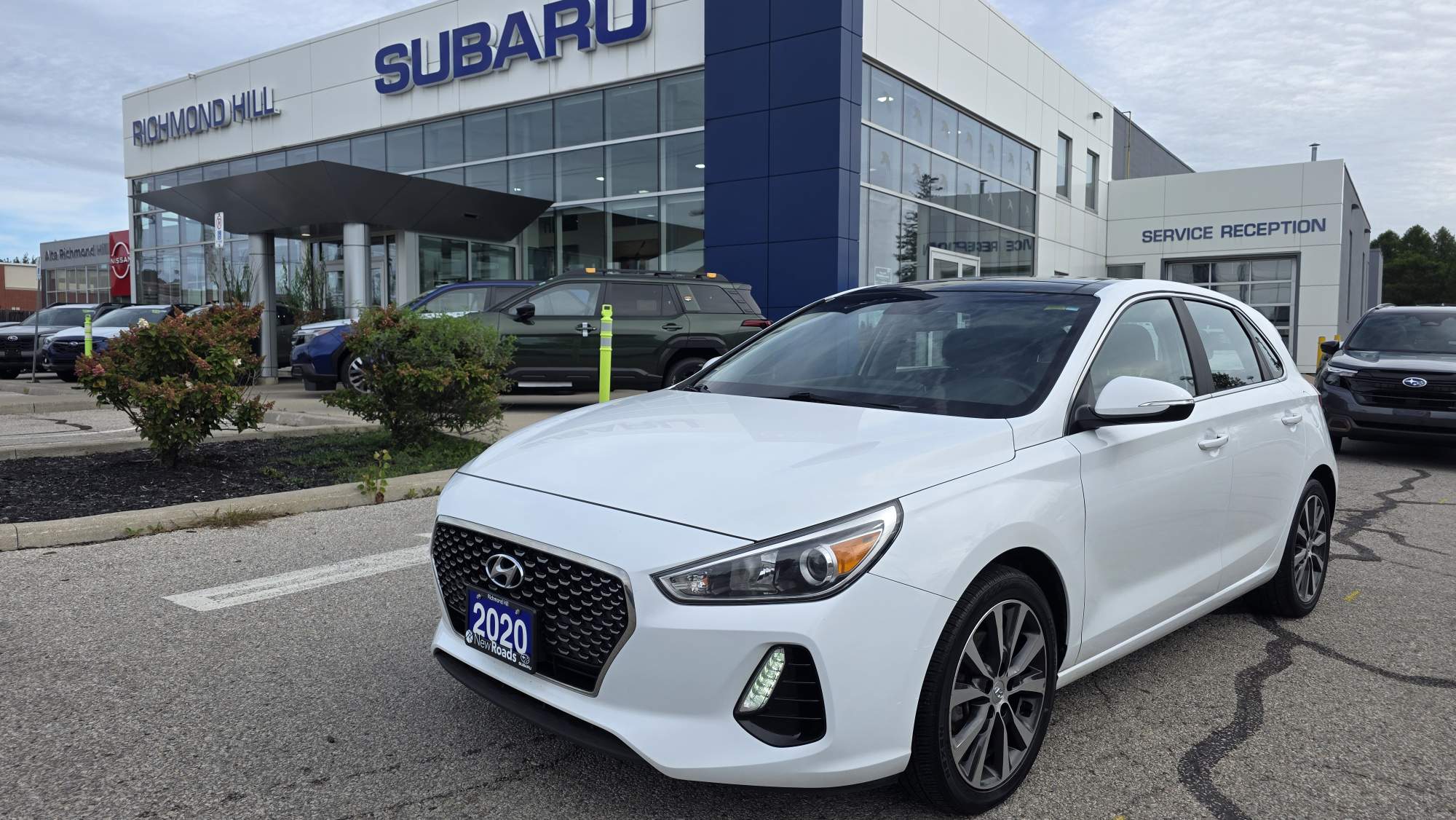 White 2020 Hyundai Elantra GT Hatchback Front-Wheel Drive 6-Speed Automatic