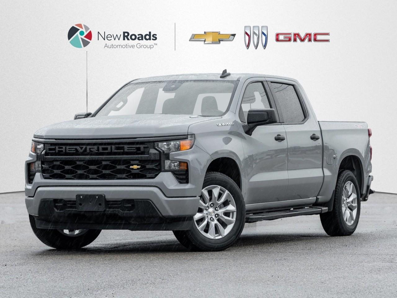 Gray 2024 Chevrolet Silverado 1500 Pickup Truck Four-Wheel Drive 8-Speed Automatic