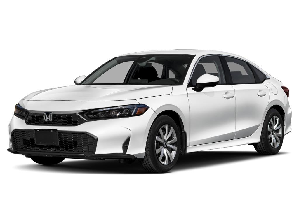 White 2026 Honda Civic Sedan Front-Wheel Drive Continuously Variable Transmission