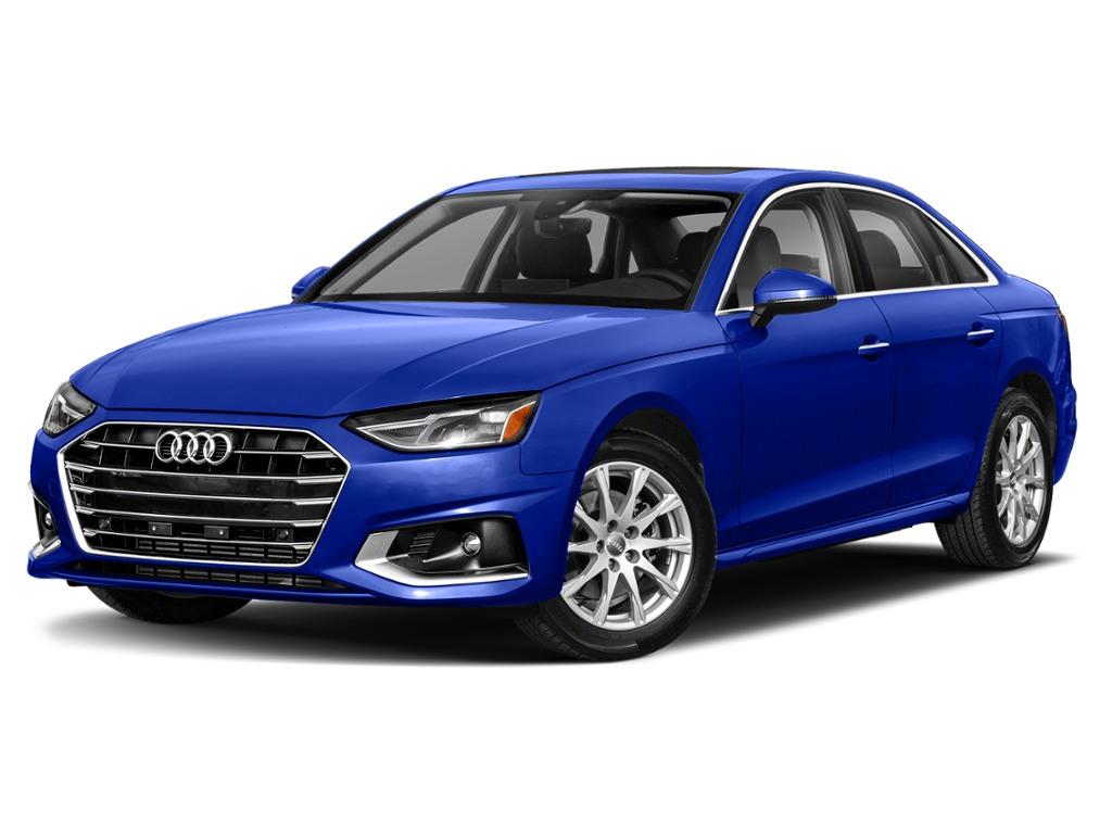 Blue 2022 Audi A4 Sedan  7-Speed Automatic