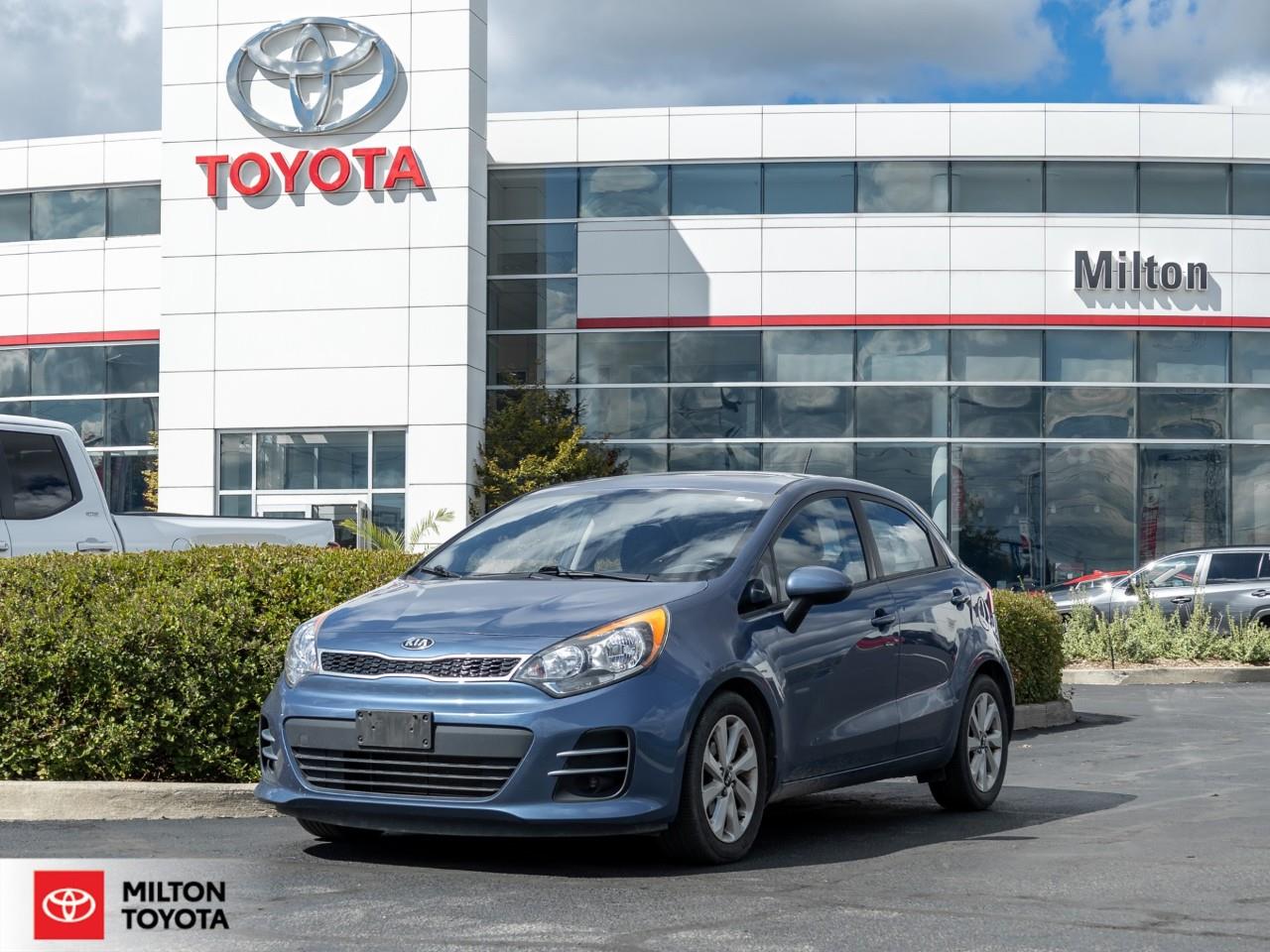 Blue 2016 Kia Rio5 Hatchback Front-Wheel Drive 6-Speed Automatic