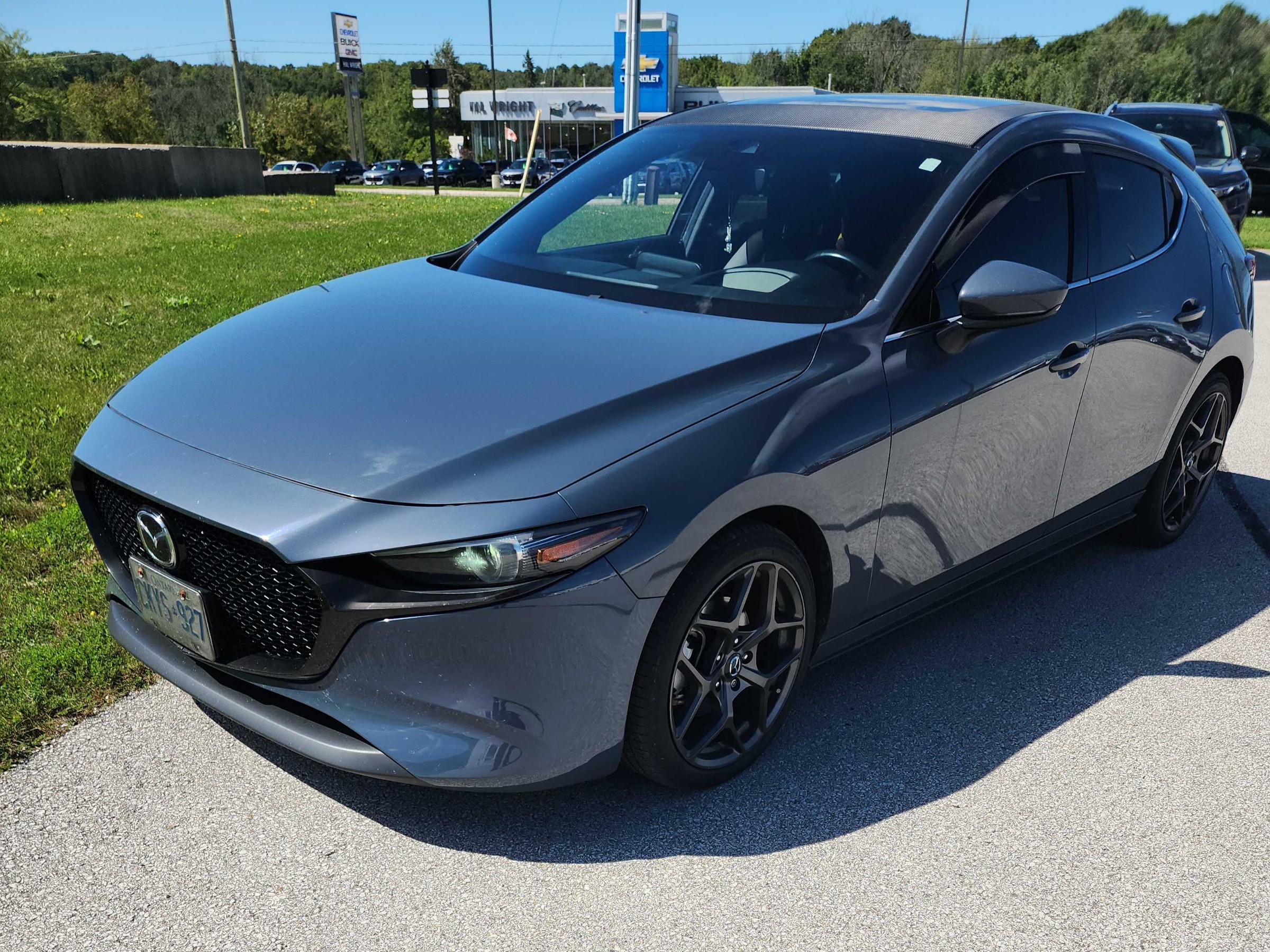 Gray 2019 Mazda MAZDA3 Sport Hatchback 6-Speed Automatic